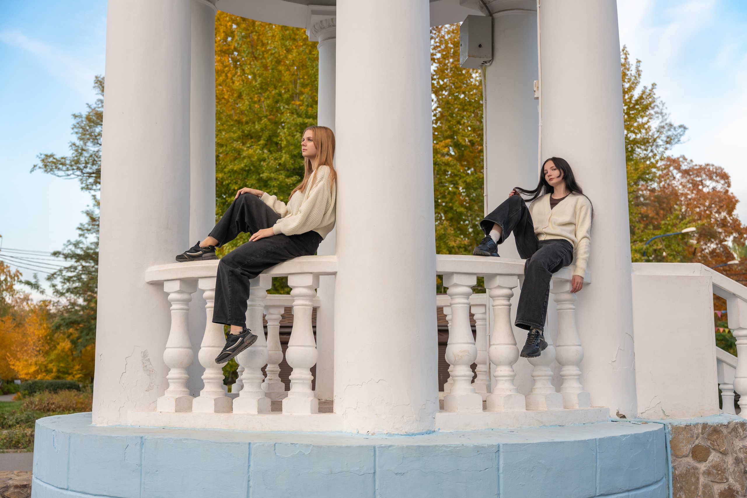 Золотая дружба в осенних красках. Фотограф |Ленинск, Волжский, Волгоград| Наталья Савилова