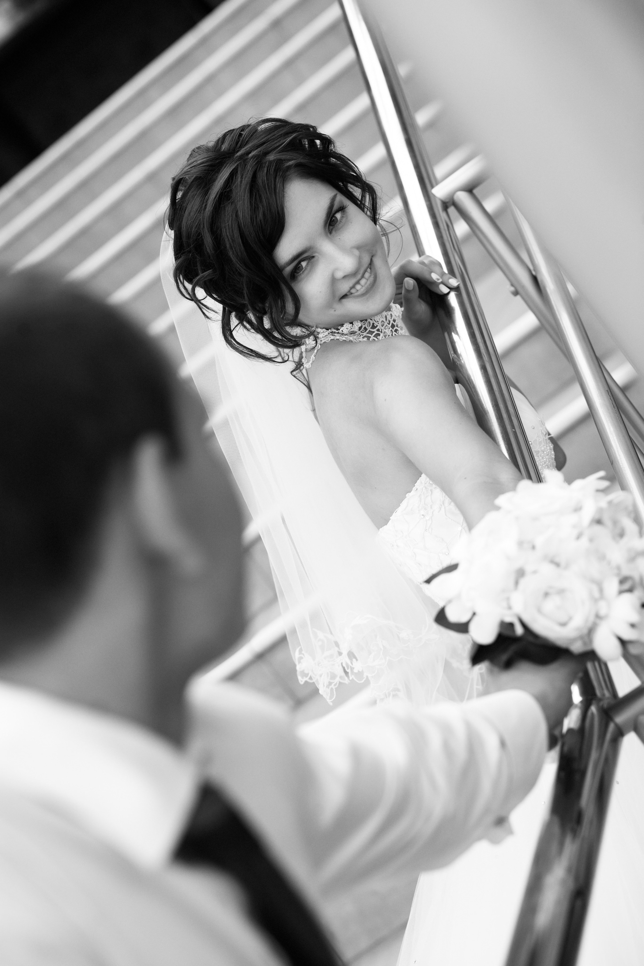 Свадебная съемка в тумане. Фотографы в Москве Светлана Устинова и Сергей Грачев