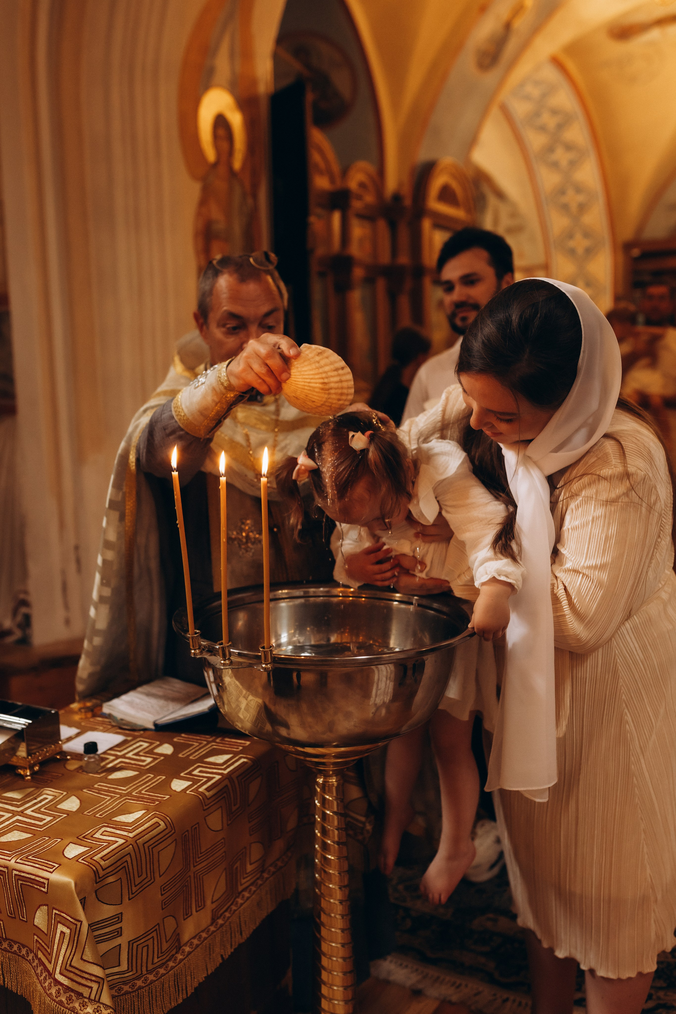 Таинство Крещения Ясны и Марка. Семейный фотограф Москва Наталия Осьмакова