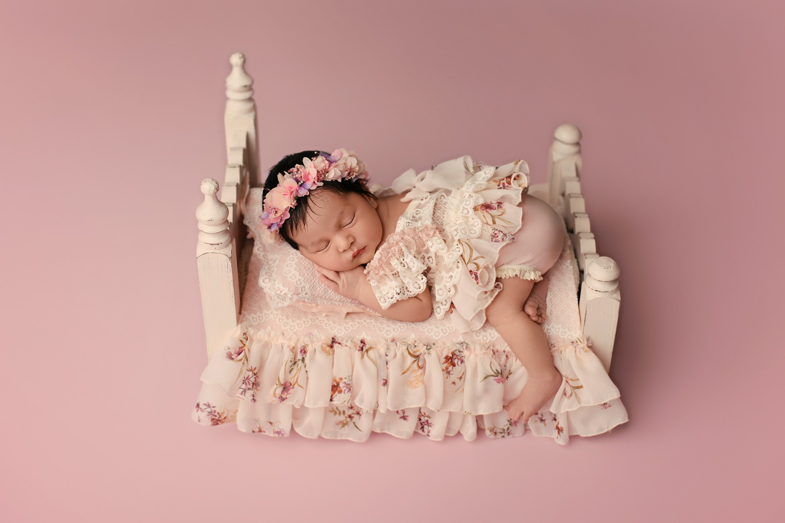 Эльмира, 6 дней. Фотограф новорожденных newborn ньюборн в Москве