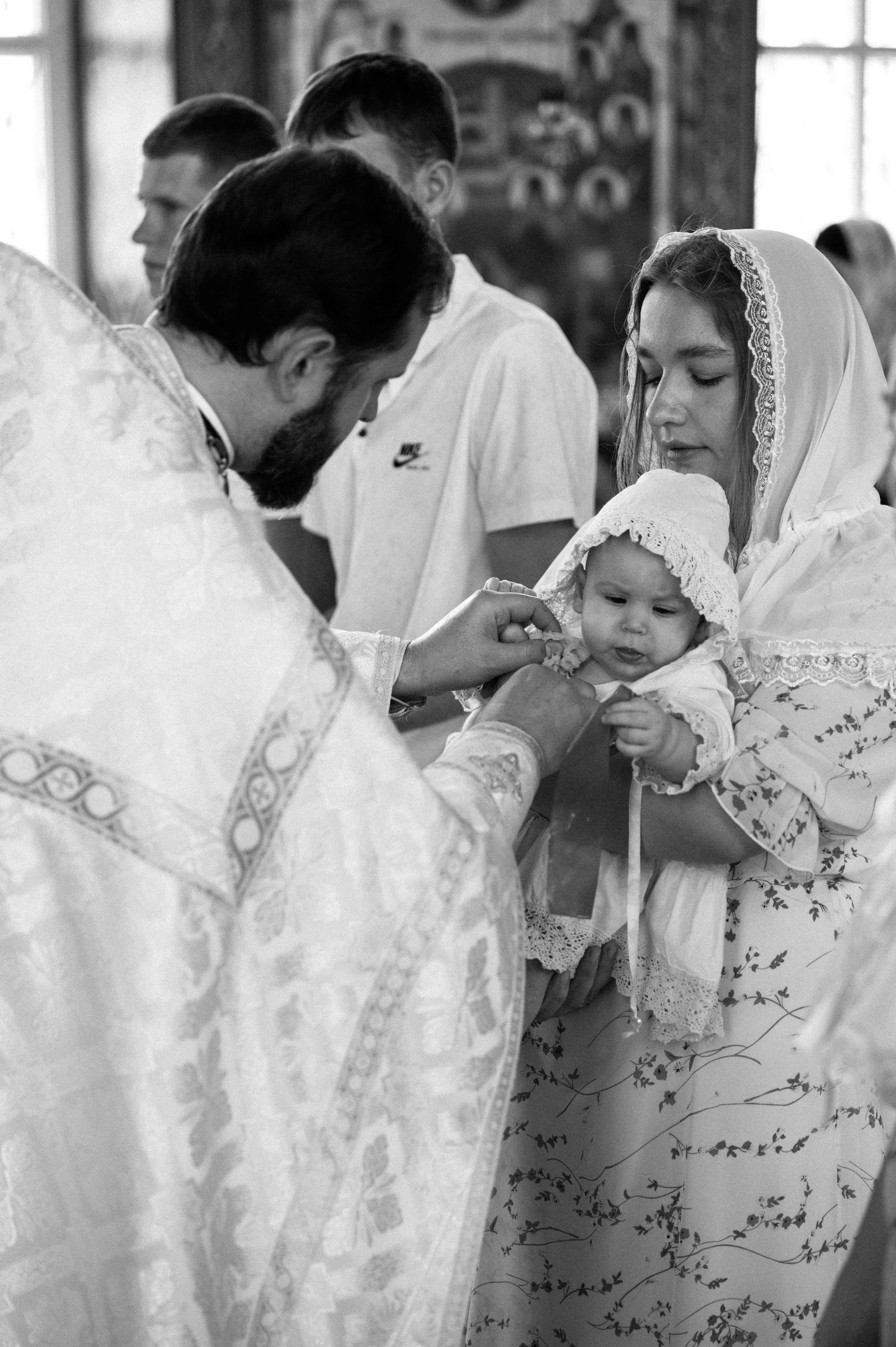 Таинство Крещения Дарьи (Храм Преполовения Пятидесятницы). Фотограф Ярута Оксана / Ростов-на-Дону