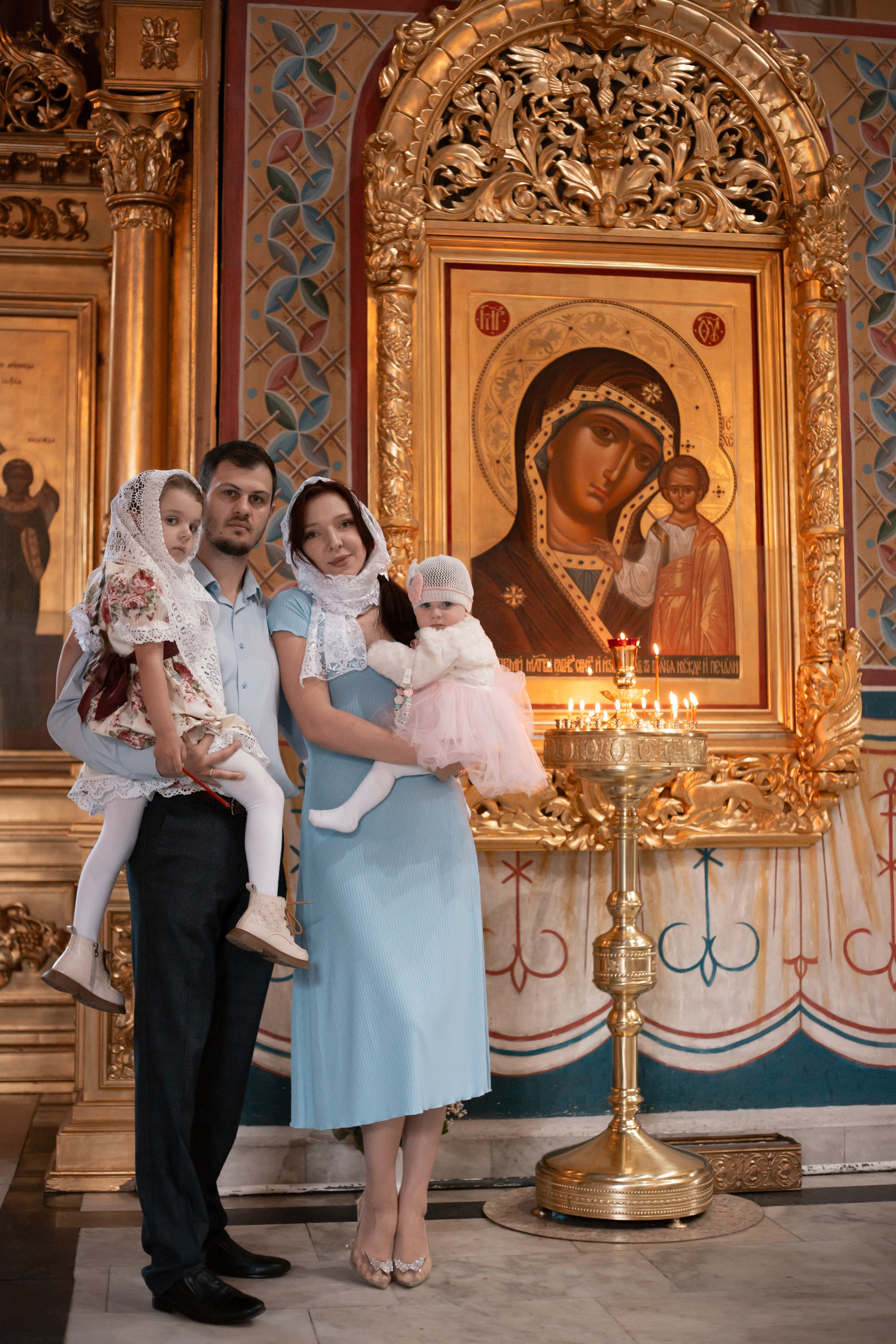 Крещение Виктории в Свято-Троицком кафедральном соборе Калуги