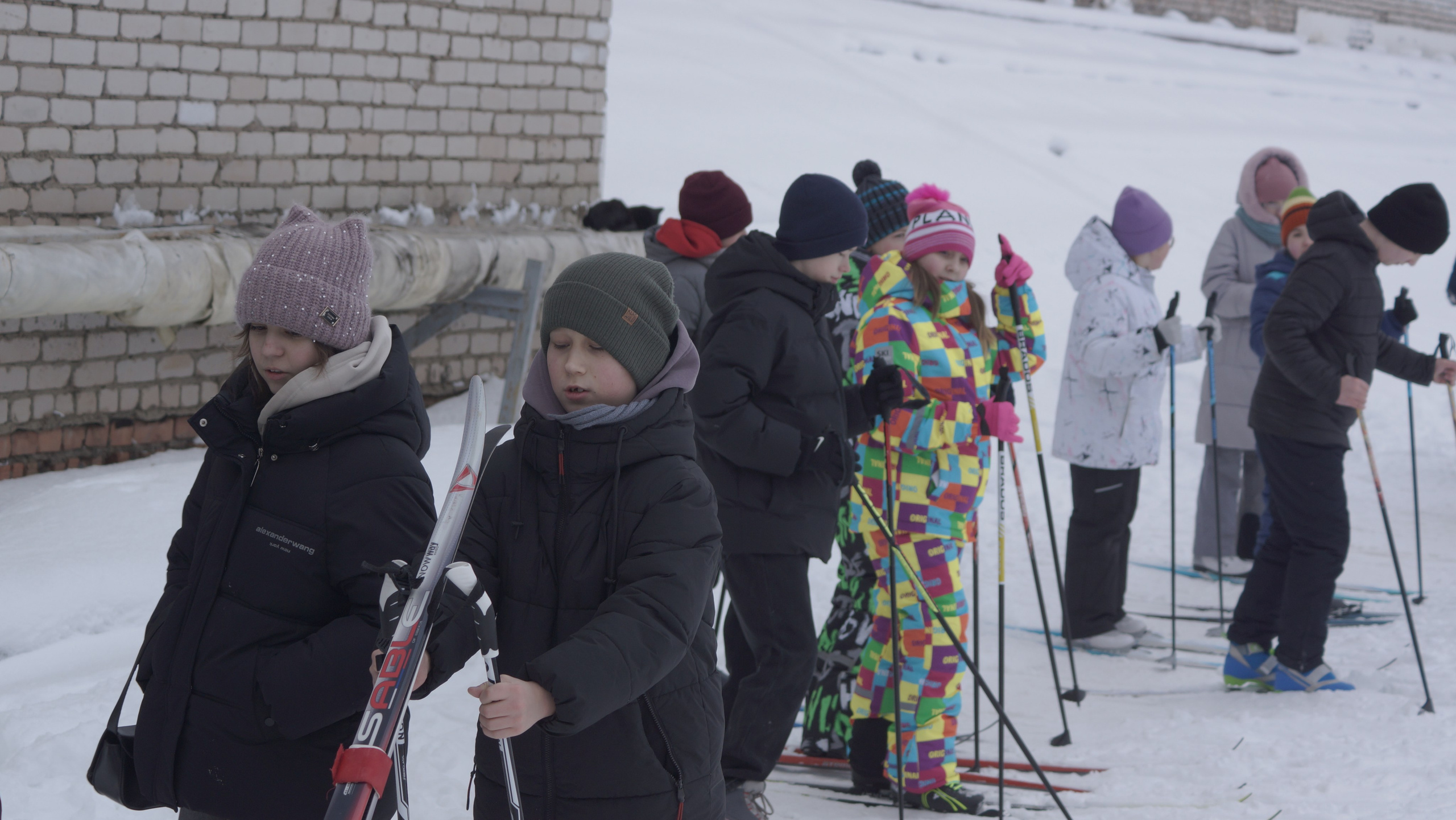 2026 февраль школа 36 Переборы День здоровья. Городок на Волге