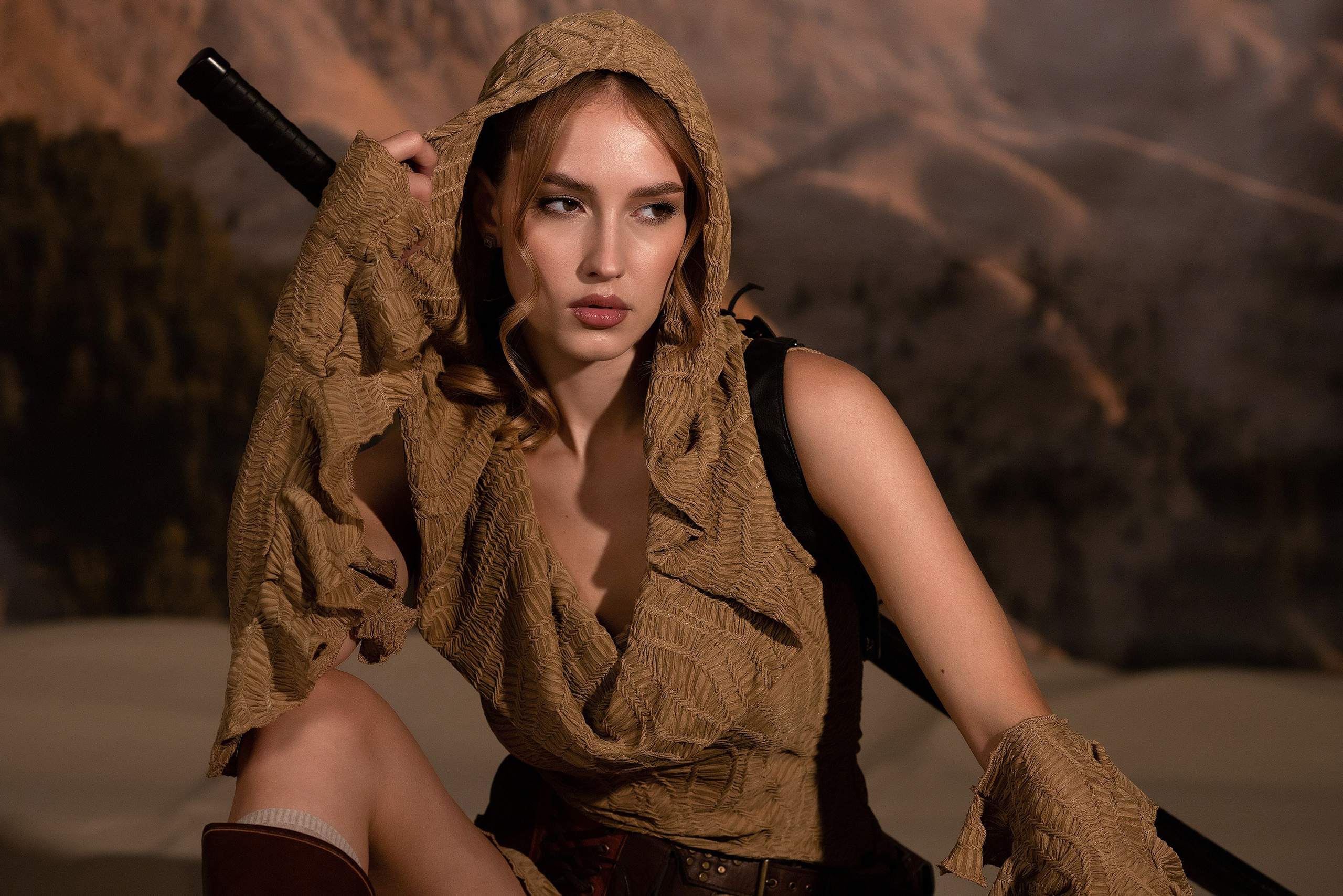 Фотопроект «Дюна». Женский и портретный фотограф Мила Прошина. Краснодаар