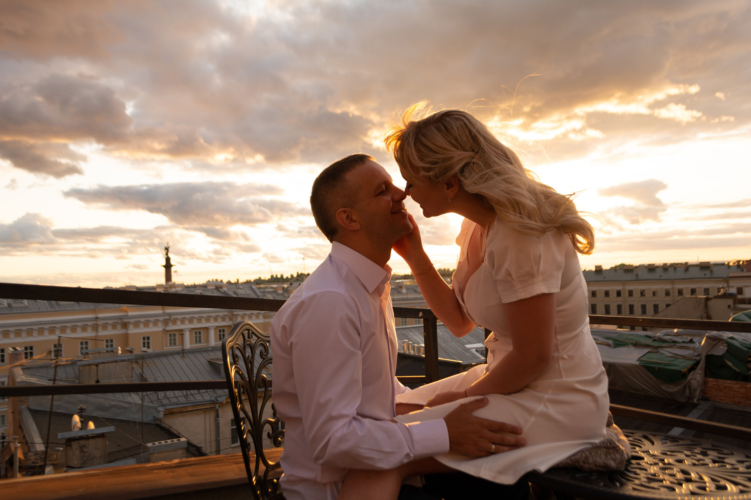 Love Story на крыше. Портретный фотограф в Санкт-Петербурге Наталья Родионова
