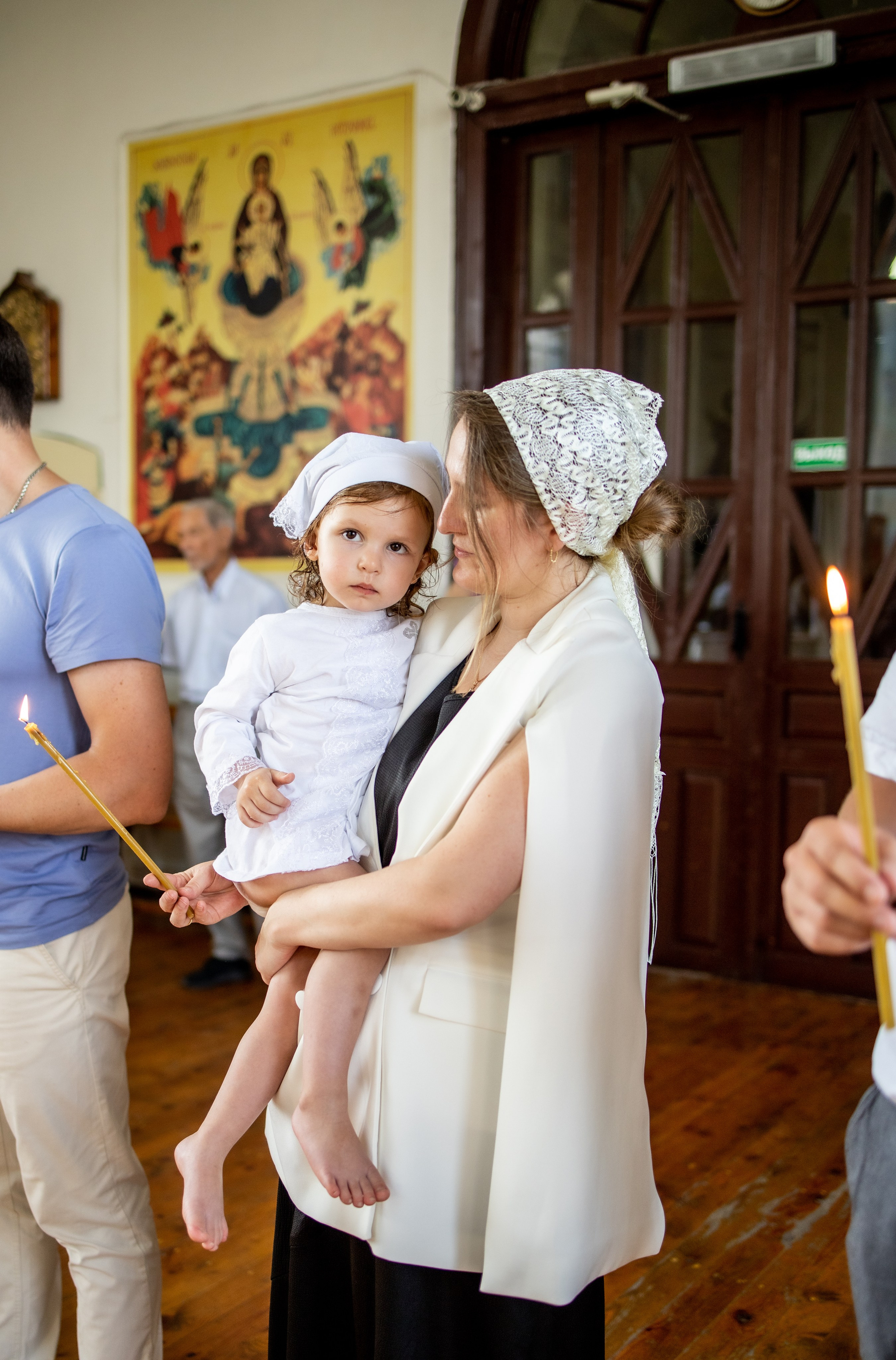 Таинство Крещения Евы, Арины и Дарьи. Фотограф Надежда Лукьянова