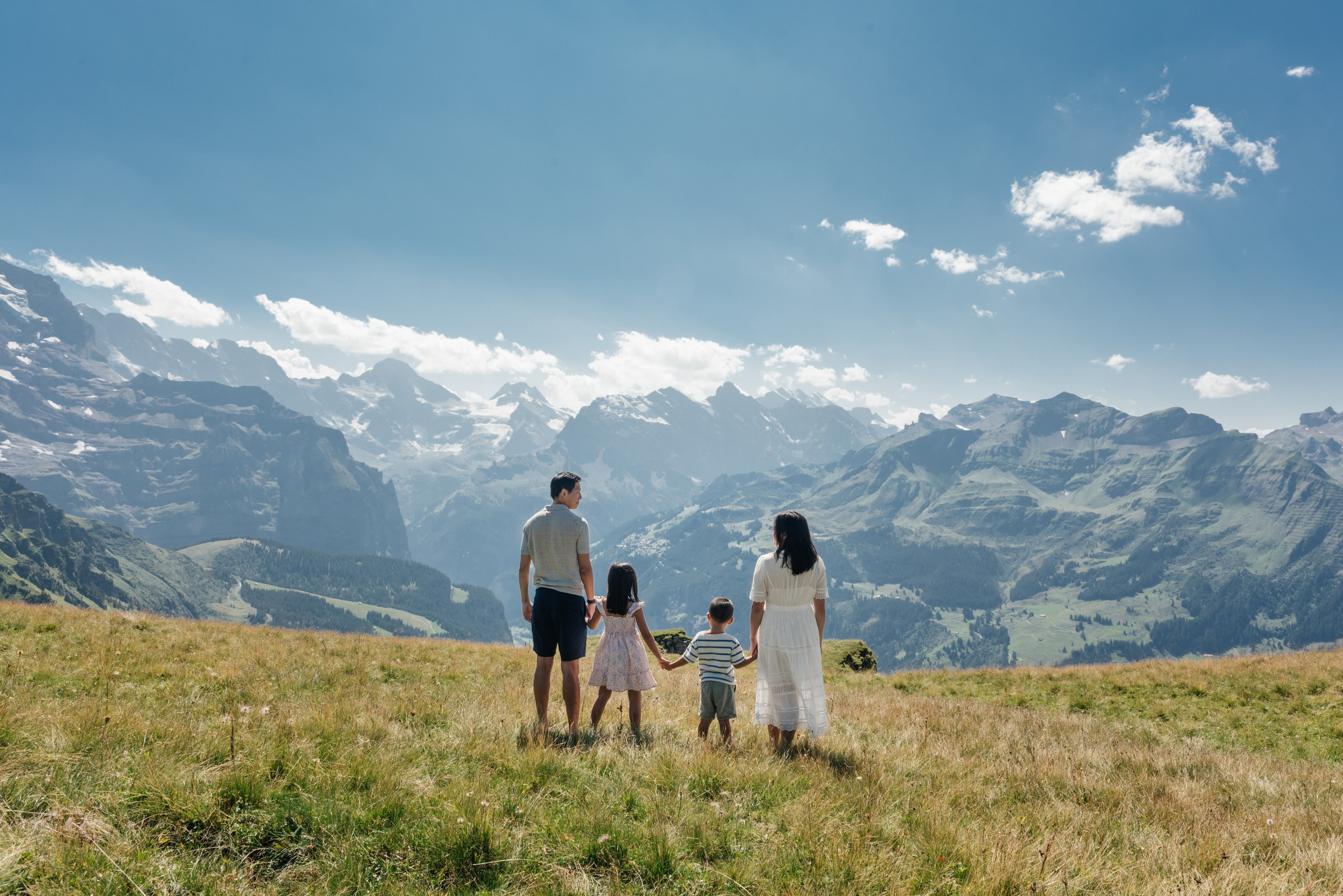 Dorothy, Richard, Zoe and Liam (Mannlichen). Photographer in Switzerland and Europe Anna Alekseenko