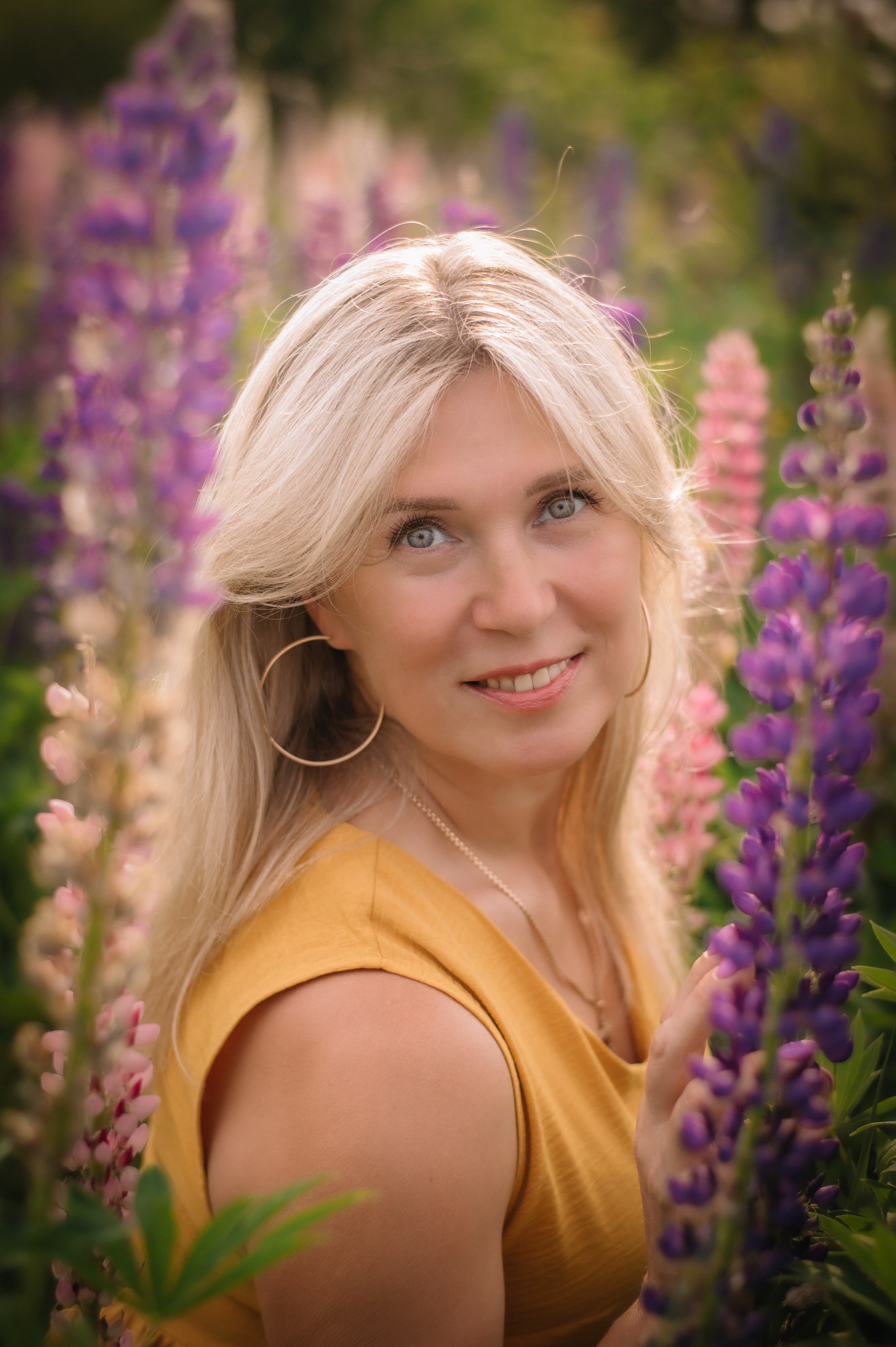 Фотосессия для Ирины в ЛЮПИНАХ. Яна Муравлева |фотограф город Пенза