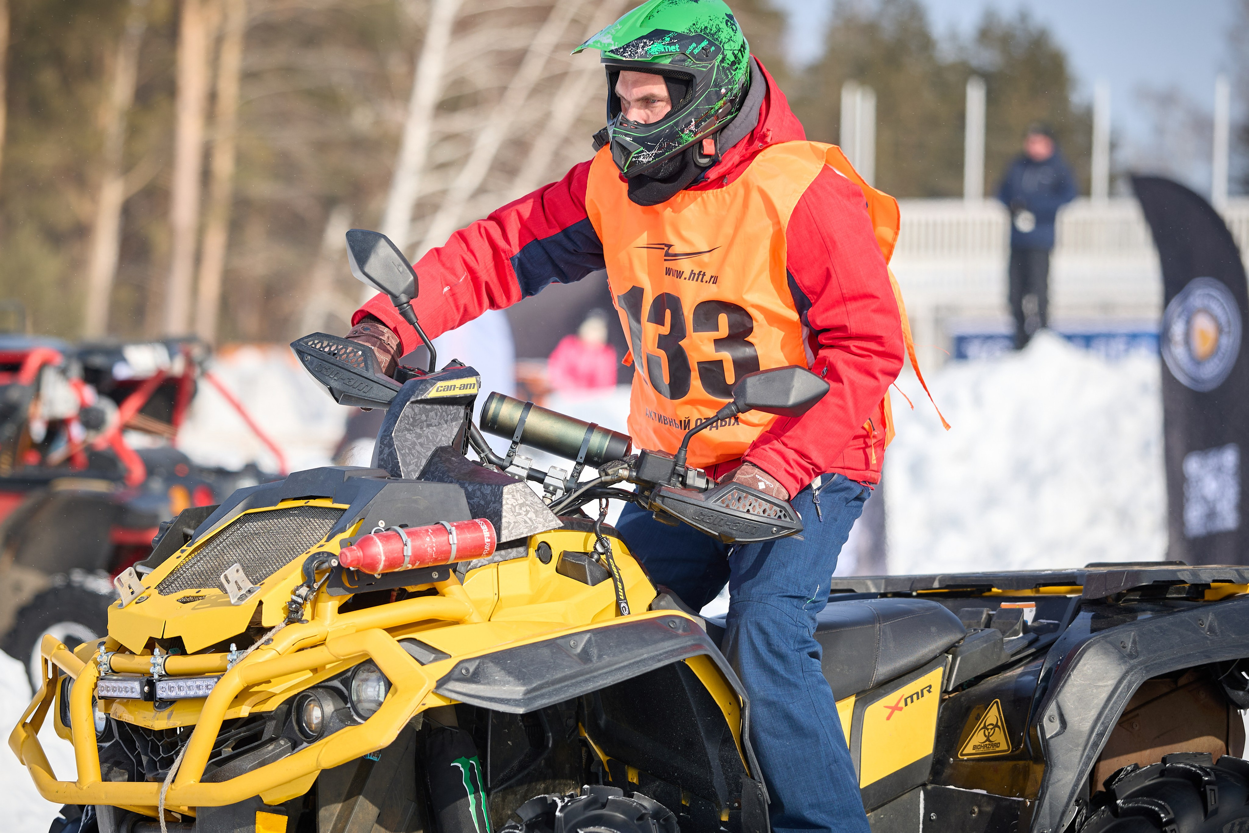 Топим Лёд — 2026. Соревнования на квадроциклах. Фотограф в Новосибирске Алена Скокова
