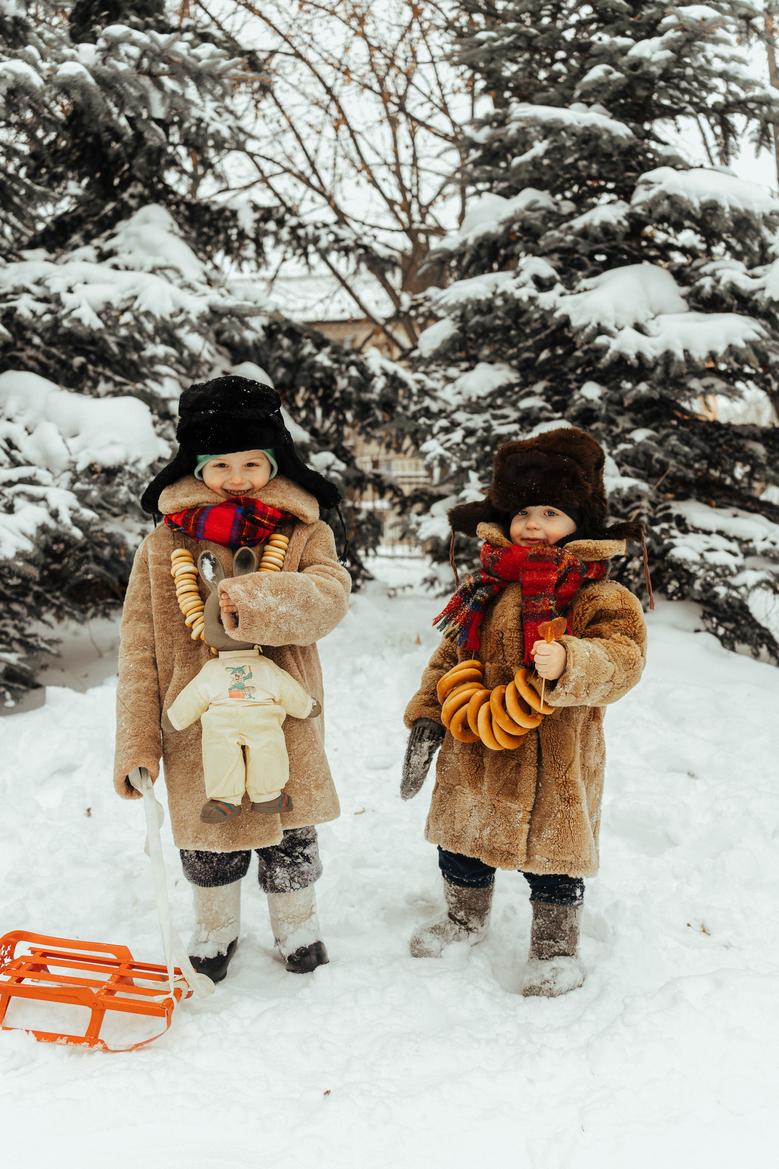 Фотопроект «Зимний лес». Семейный и детский фотограф новорожденных Ульяновск