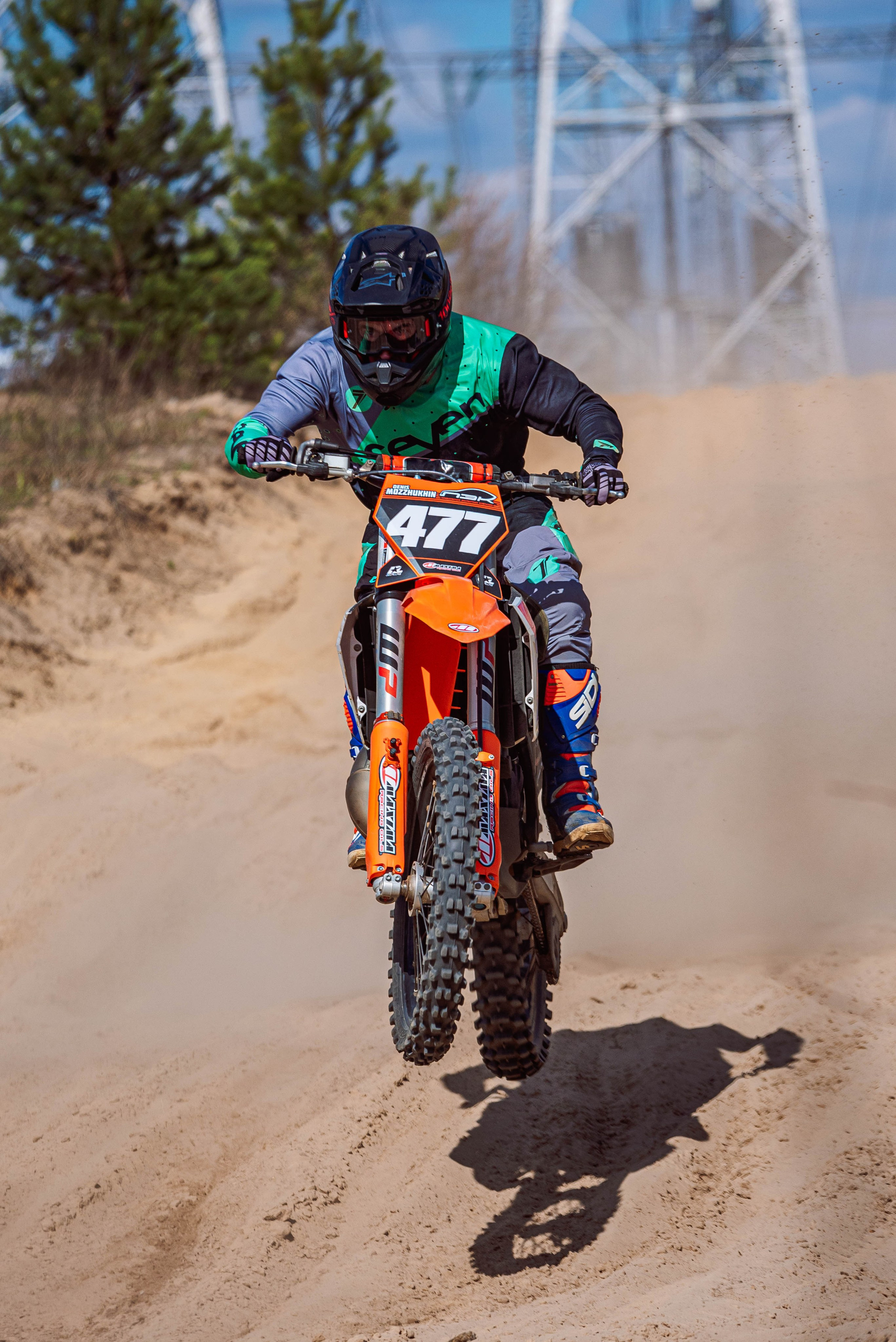 Мотокросс. Тренировка. Мотофотограф в Нижнем Новгороде Динара Зуйкова