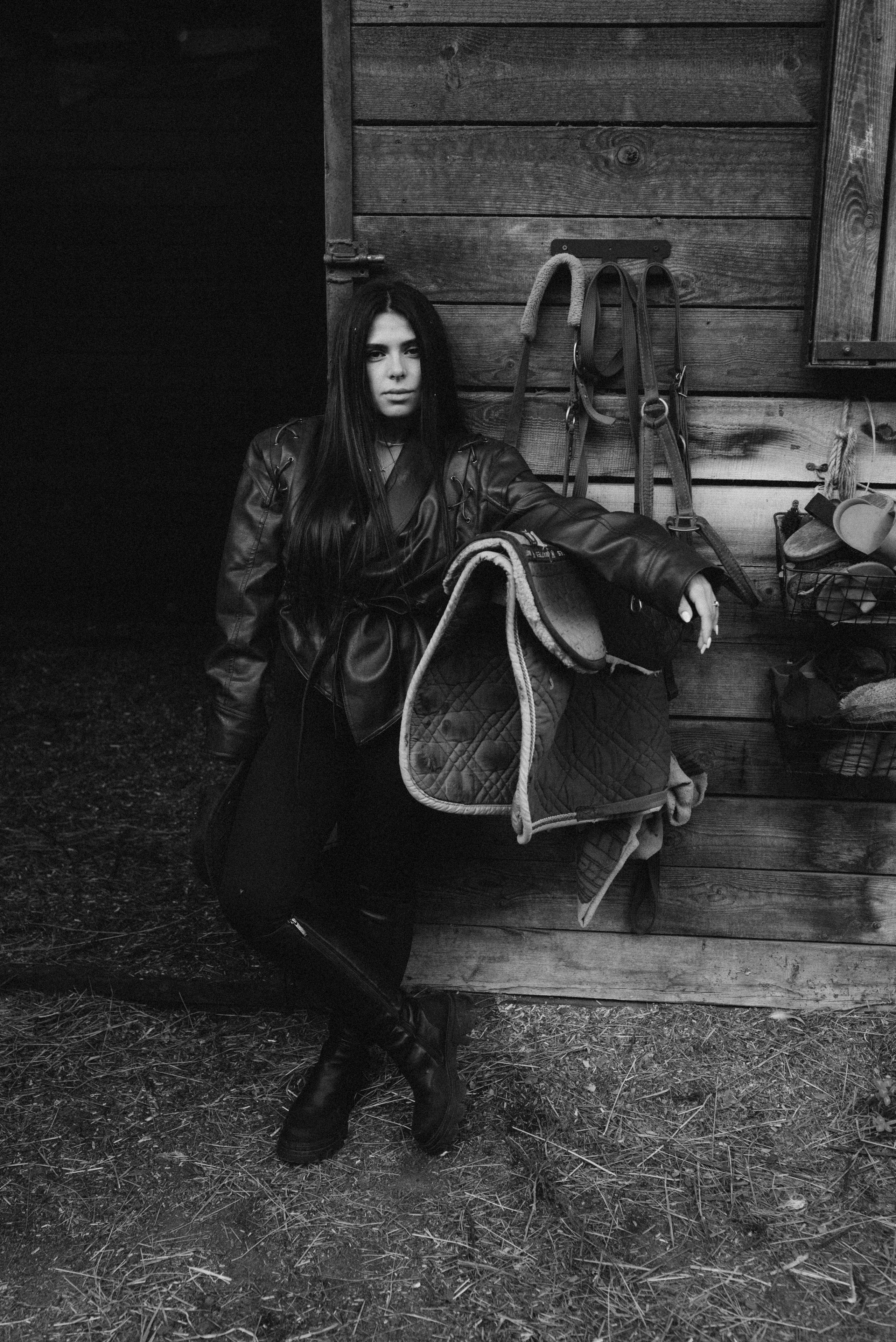 Съёмка в конюшне. Женский и семейный фотограф в Москве и Красногорске Светлана Левченко