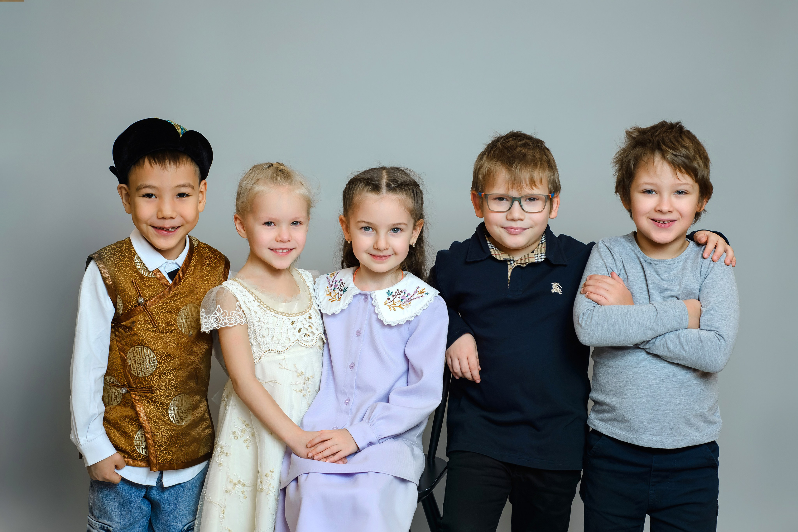 Студийная съемка в саду