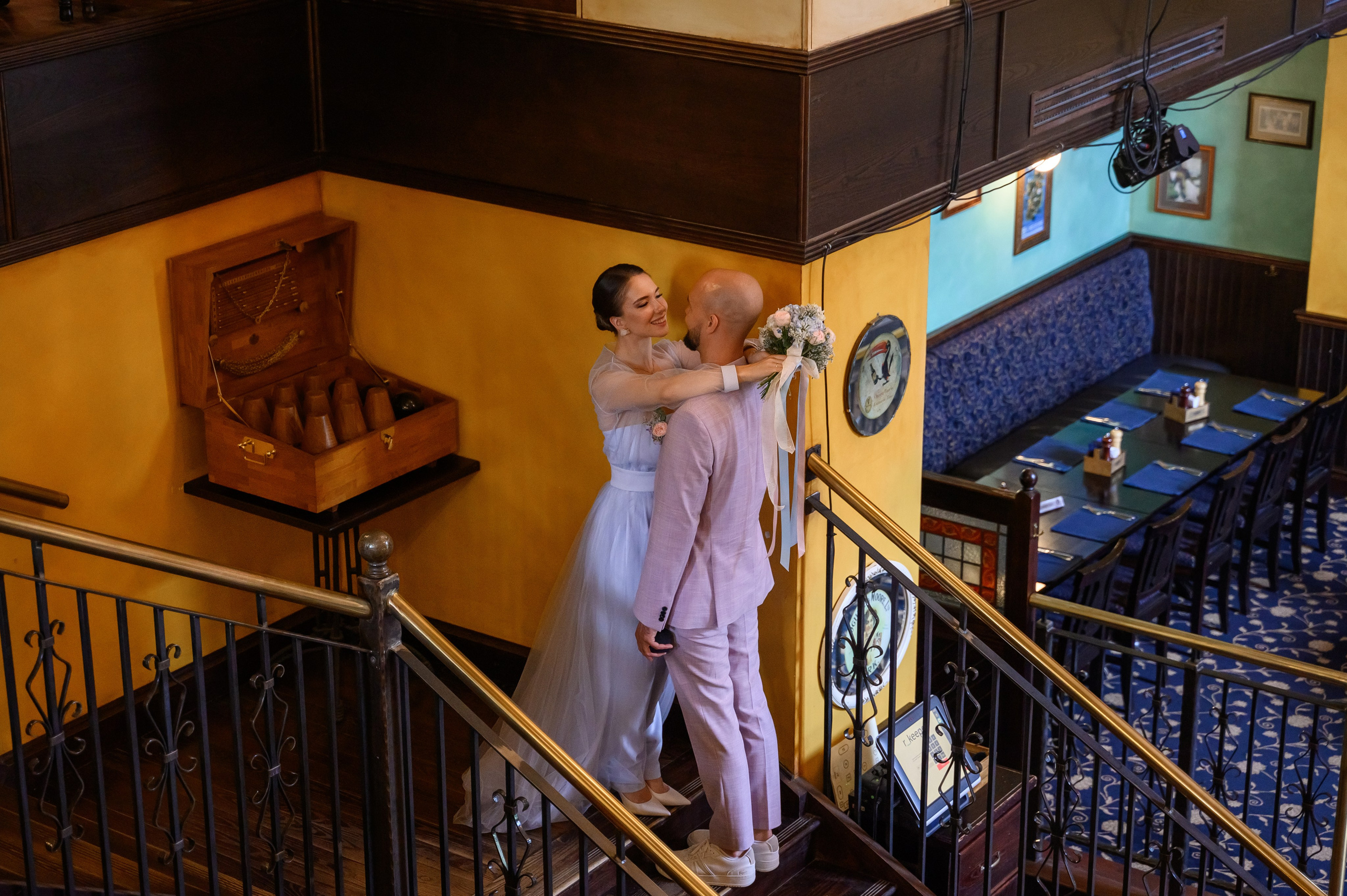 Свадебная фотосессия ресторан «Белый берег». Свадебный фотограф Москва Юрий Кульман