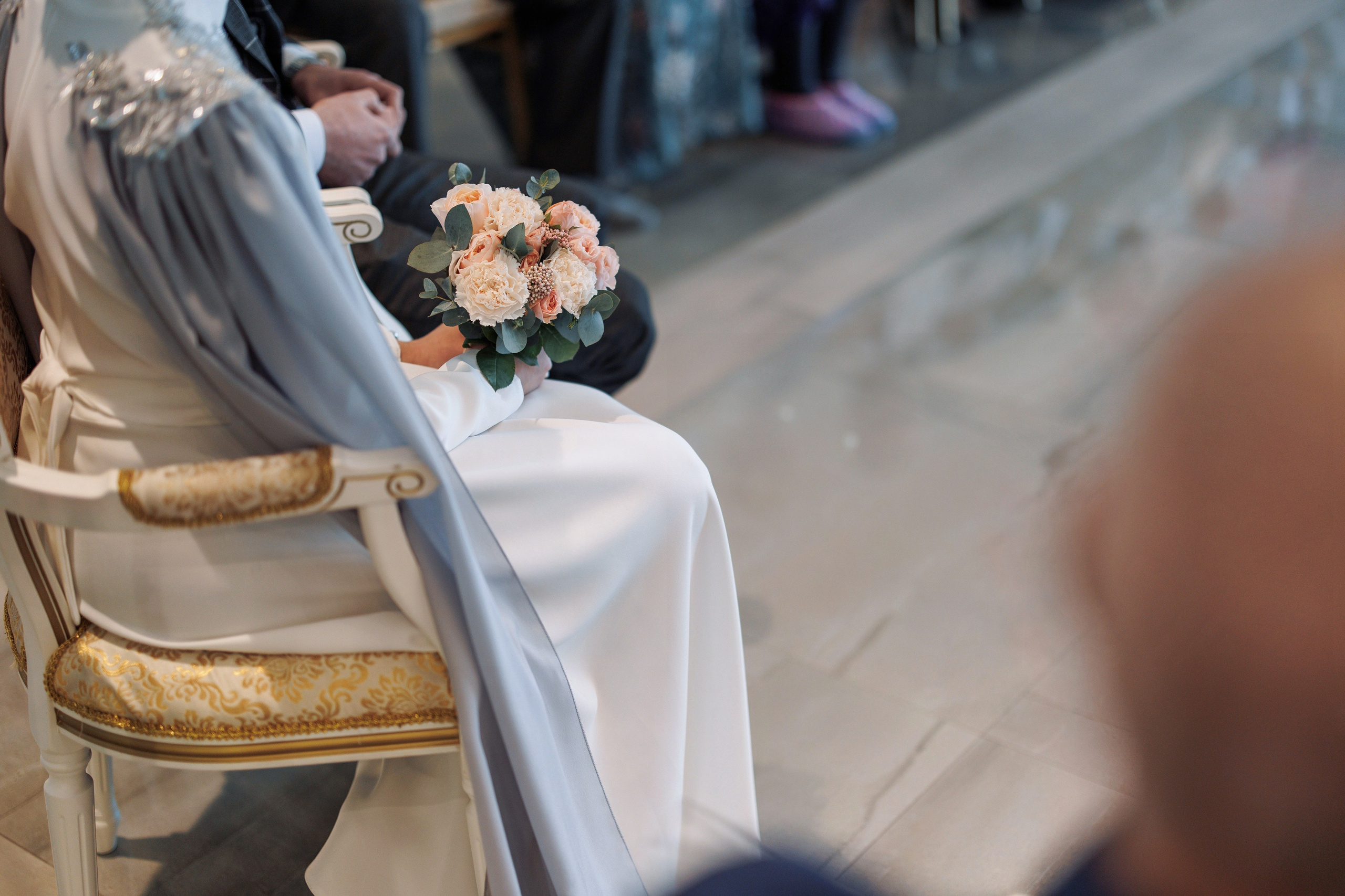 Букет невесты на никах