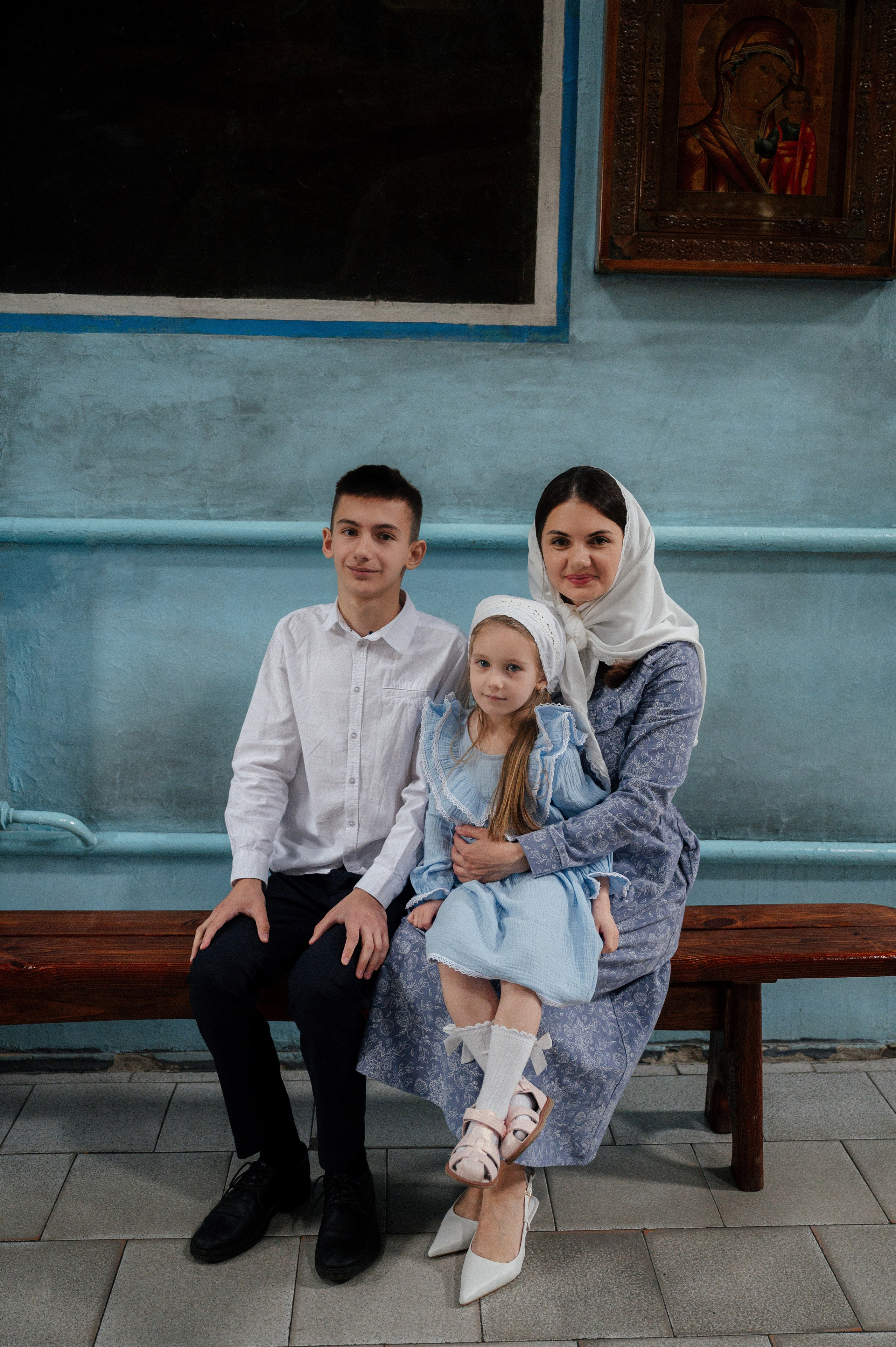 Вёшенская крещение Антонины. Фотограф Алёна Мил