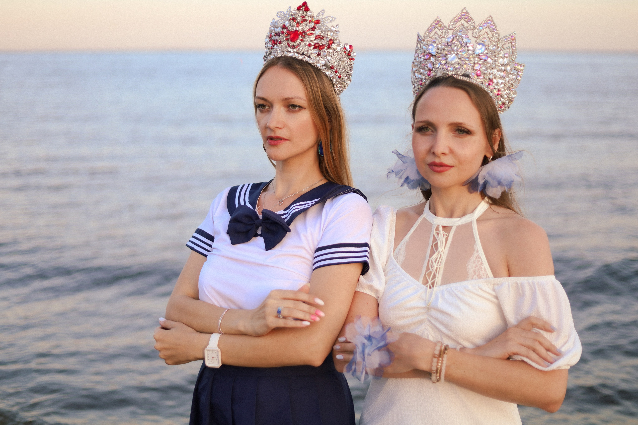 Женский портрет на побережье. Финский залив. Зеленогорск. Портфолио