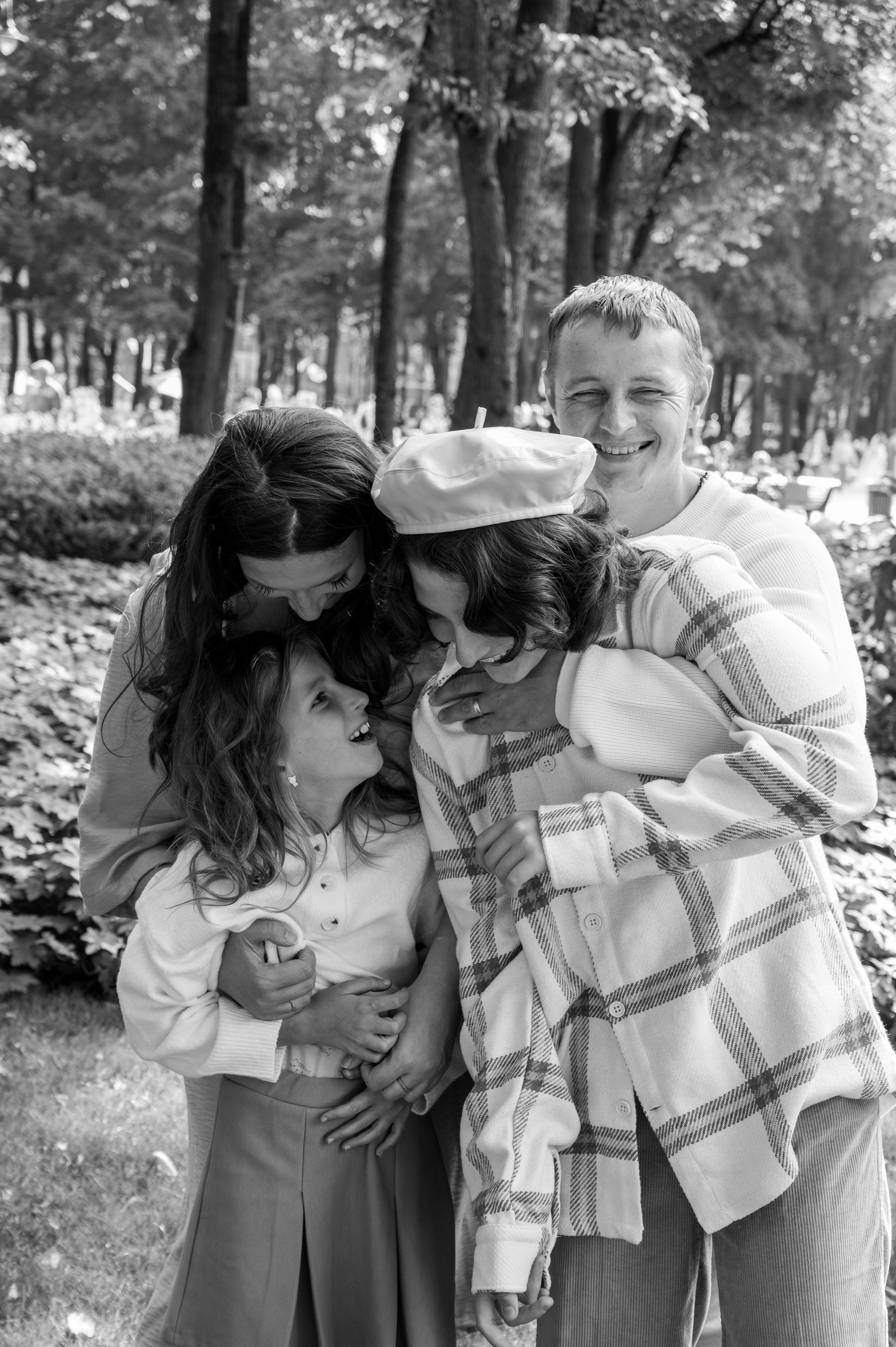 Лида с семьей. Фотограф Мария Строгонова