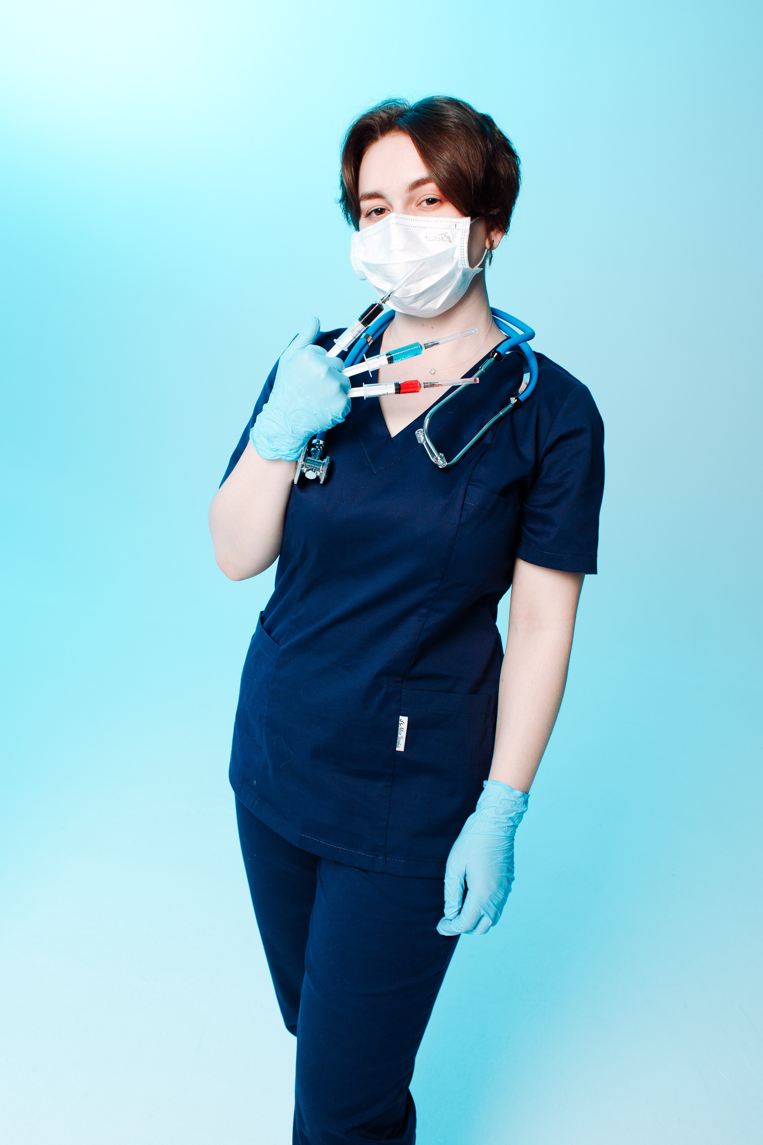 Съёмка врача в студии. Фотограф врача в Нижнем Новгороде и Нижегородской области.