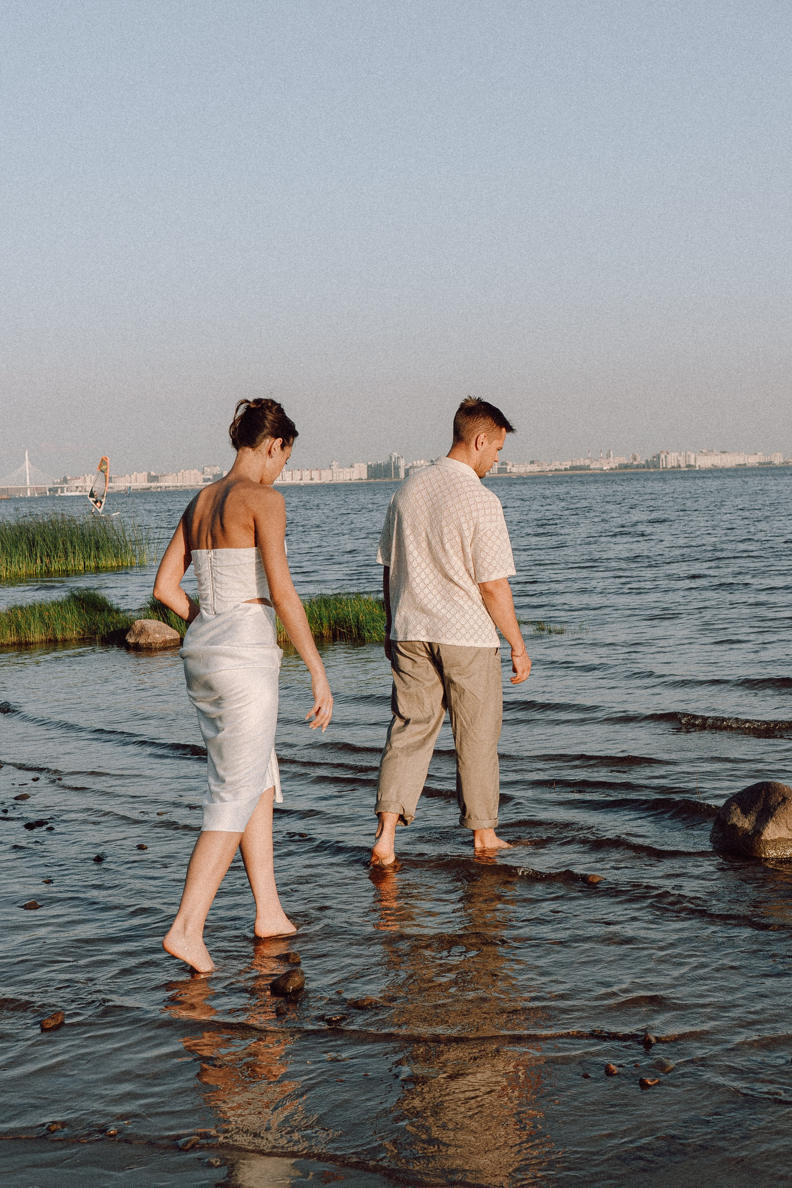 СВАДЕБНАЯ ФОТОСЕССИЯ ВЫЕЗДНОЙ ЦЕРЕМОНИИ (ФИНСКИЙ ЗАЛИВ). Профессиональный фотограф, Санкт-Петербург — Виктория Богомолова