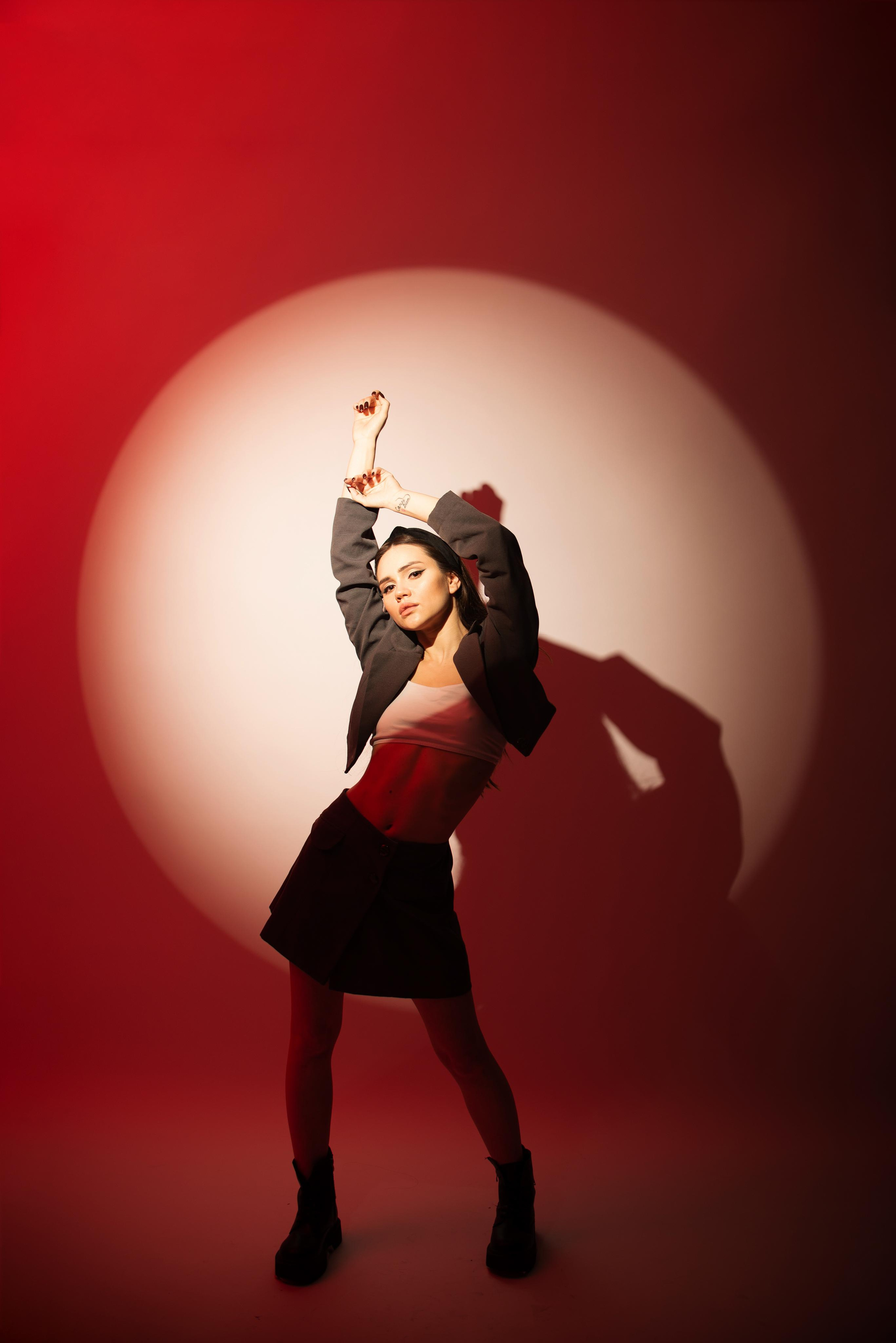 Фотосессия с цветным светом для Даши. Фотограф в Самаре | Катерина Гущина