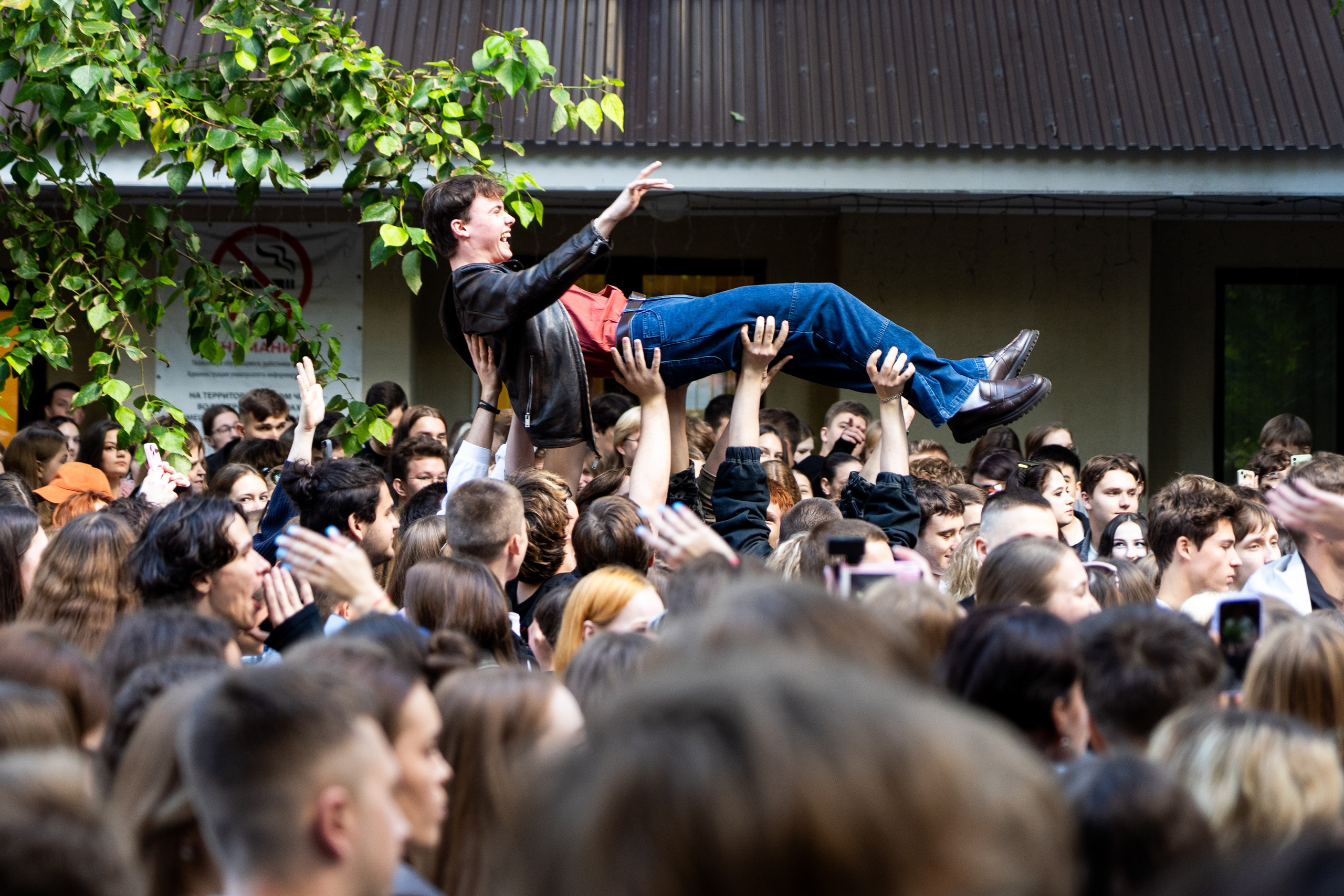 Посвящение в студенты в РГГУ. Репортажный фотограф в Москве Легкая Софья