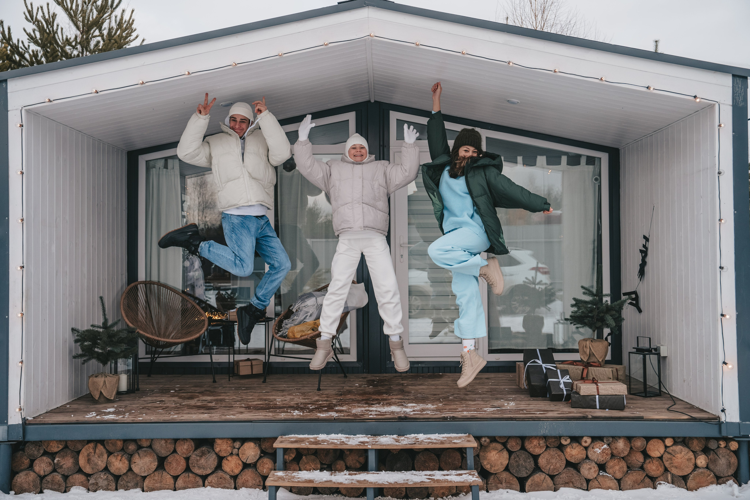 Фотосессия большой компании в домике. Семейный фотограф Екатеринбург Татьяна Девятых