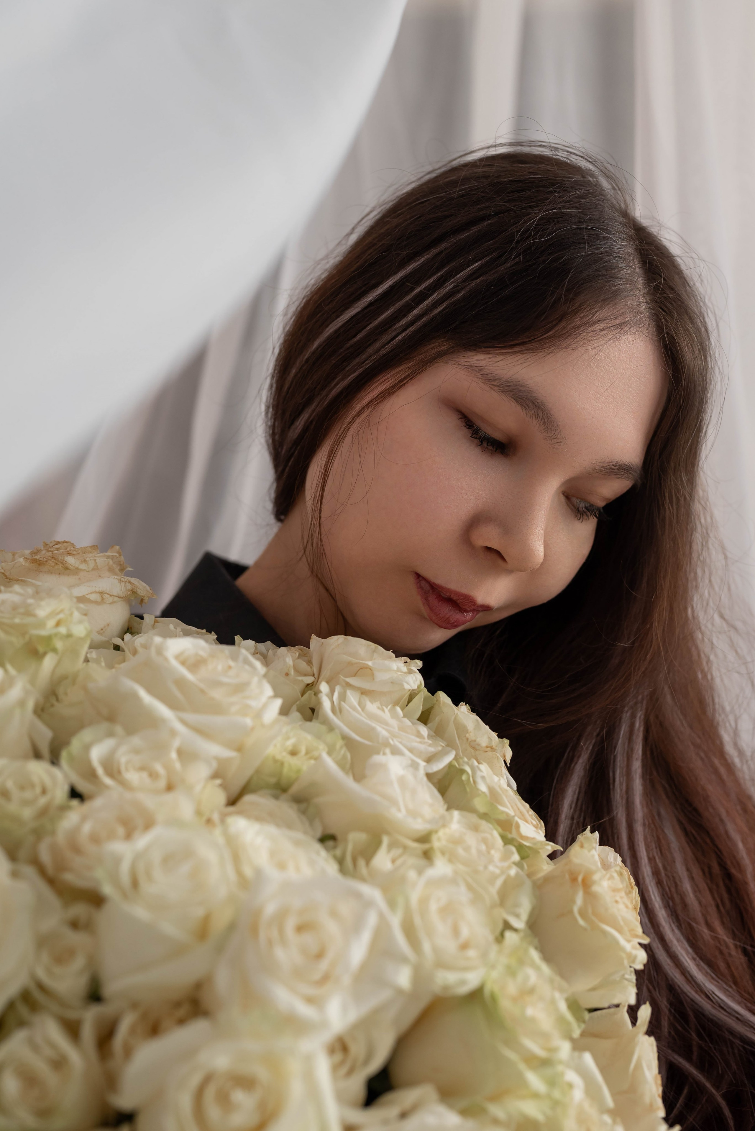 Фотопроект 101 белая роза 2026 год. Фотограф в городе Салават