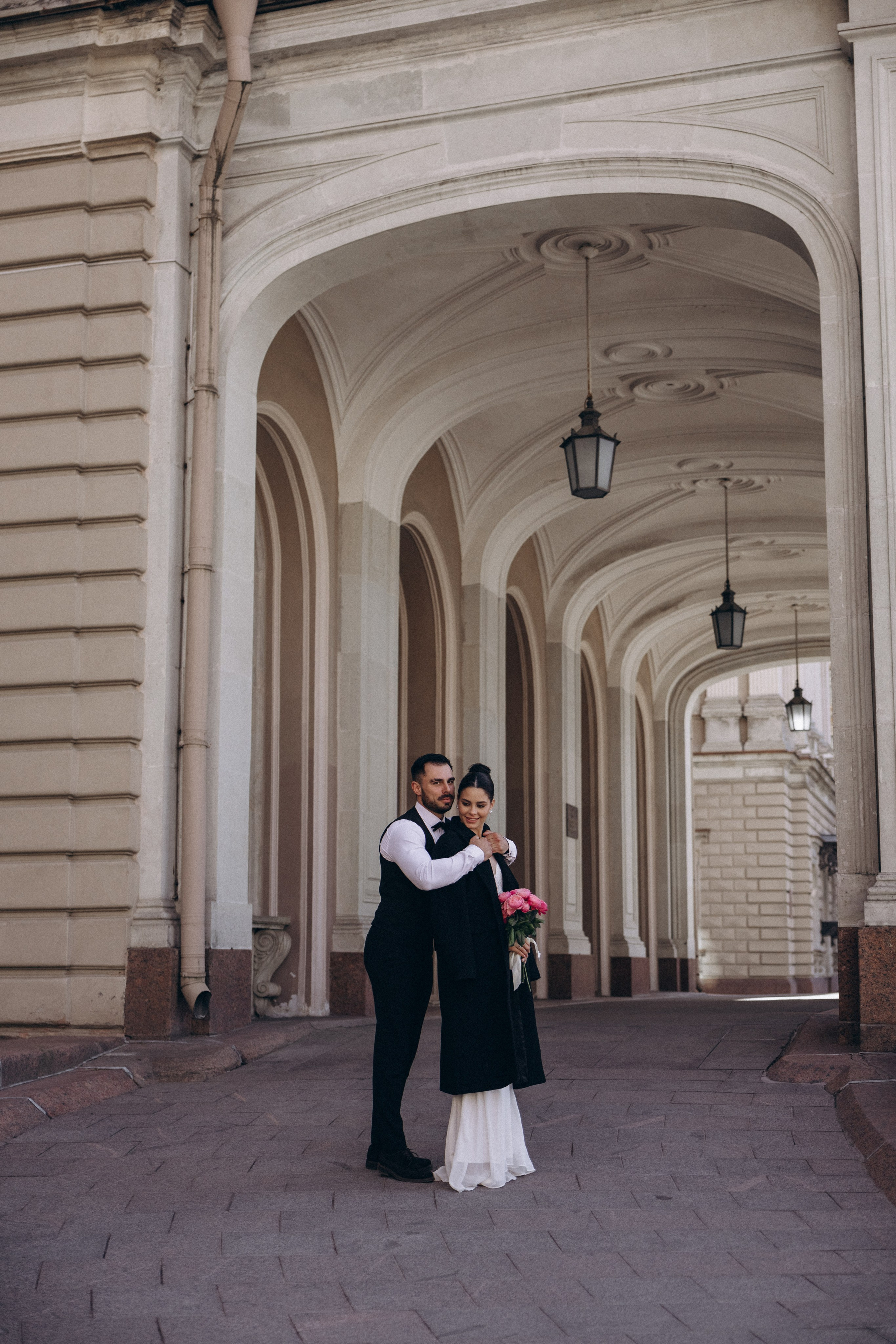 Свадебная прогулка на Исаакиевском соборе. Семейный фотограф в Санкт-Петербурге Екатерина Васильева
