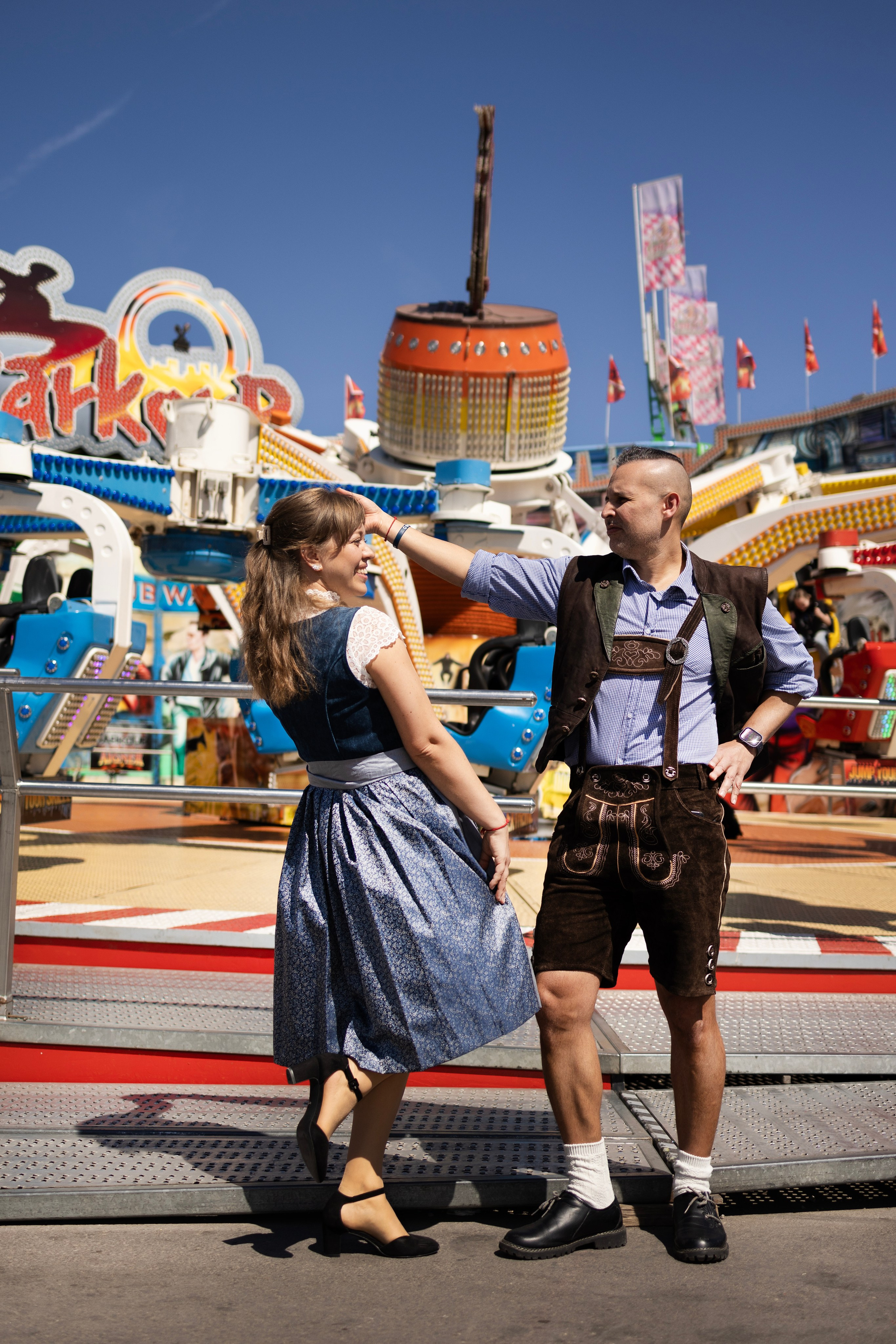Frühlingsfest. Photographer in Munich