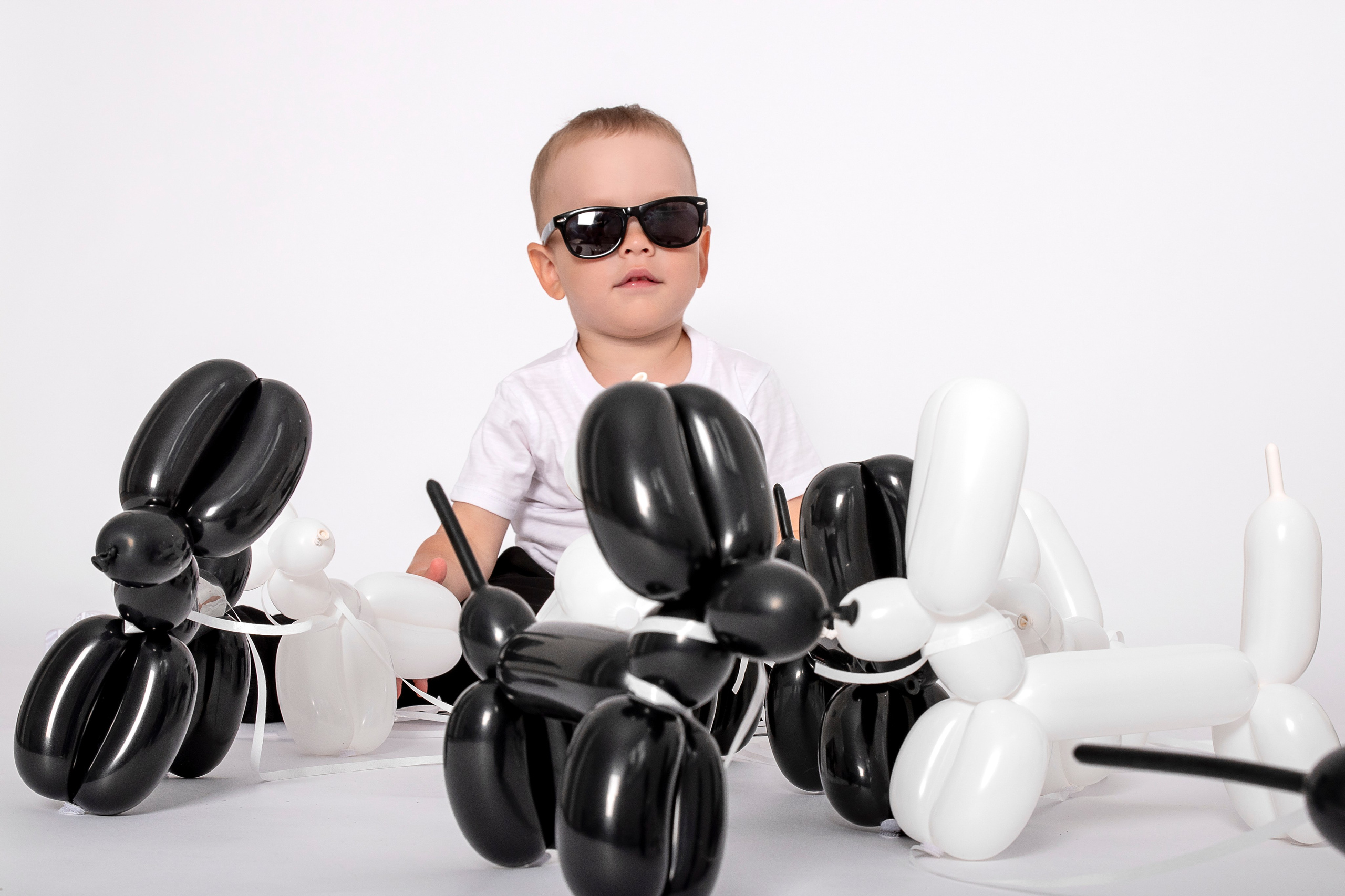 Фотосессия с воздушными шариками для Саши. Фотограф Наталья Жильцова