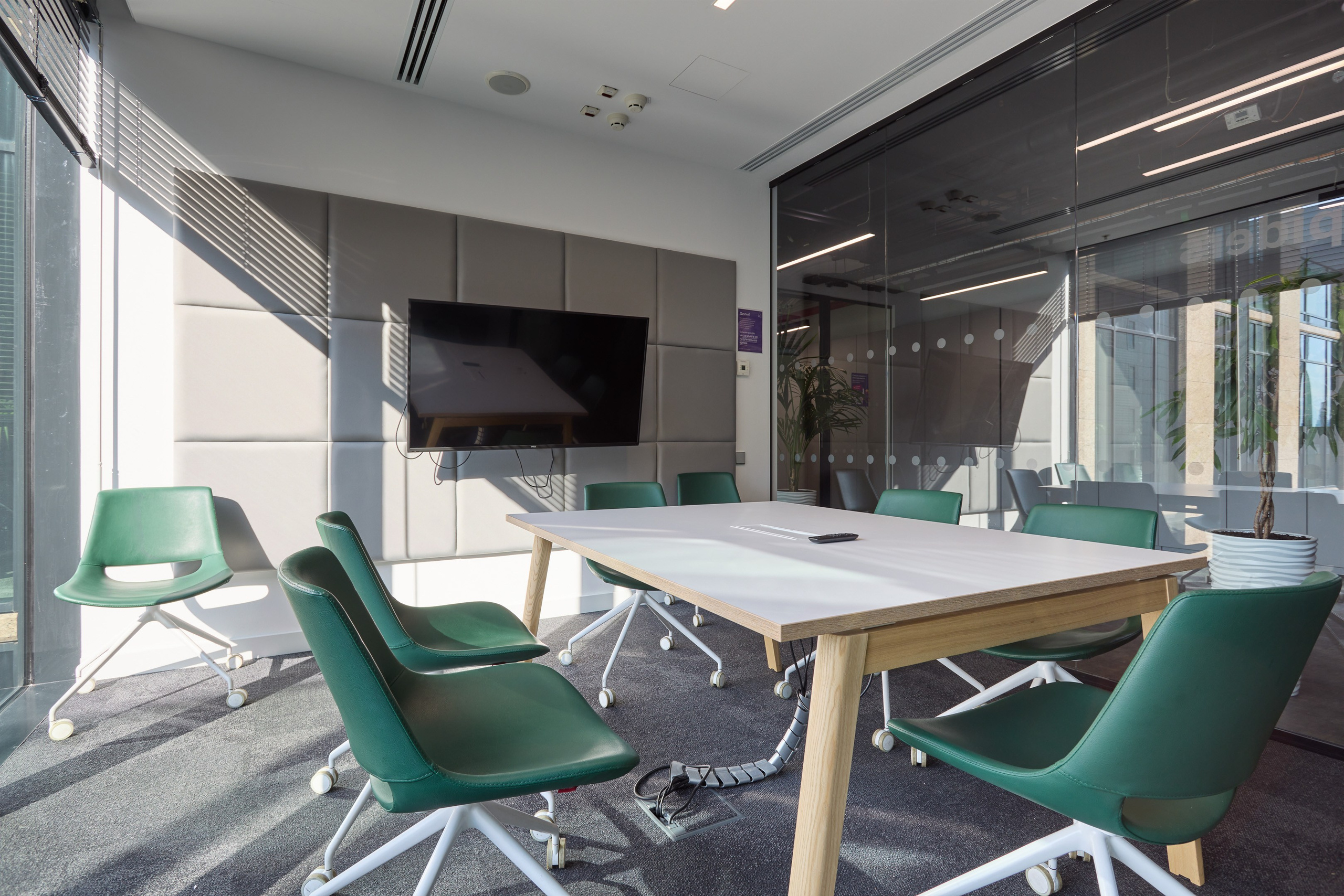 Modern style office meeting room interior - photographer Andrey Dunin