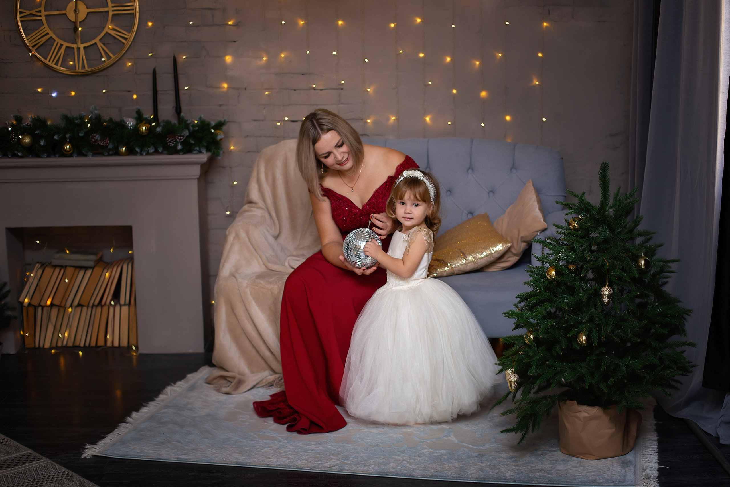 Фотосессия новогодняя в студии. Художественный фотограф Анапа Александра Долбикова