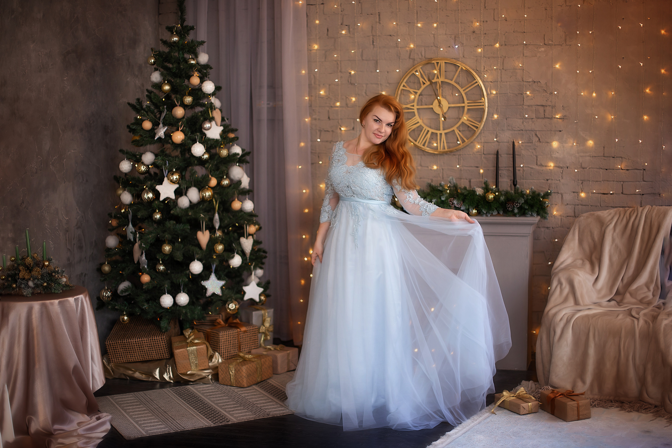 Фотосессия новогодняя в студии. Художественный фотограф Анапа Александра Долбикова