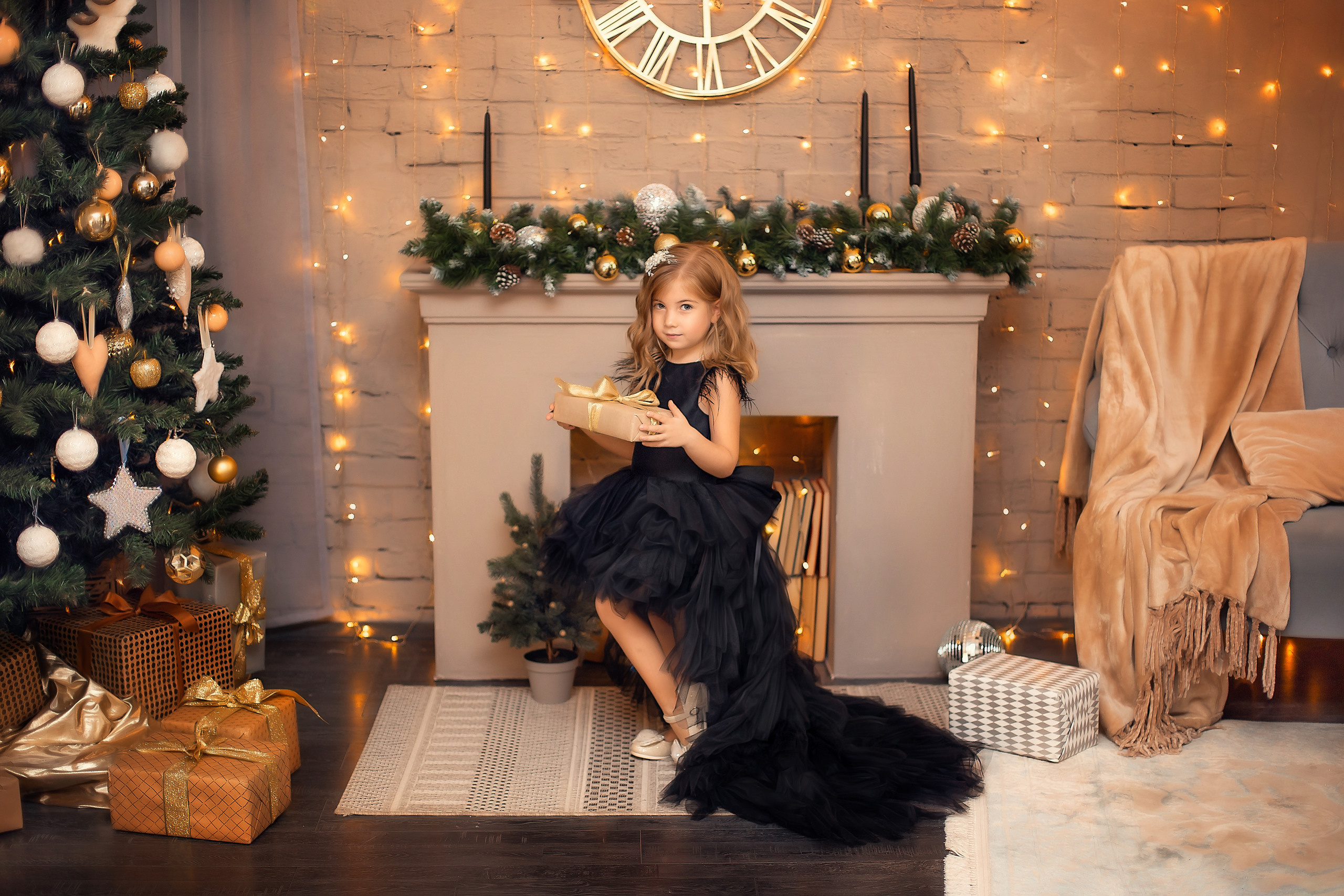 Фотосессия новогодняя в студии. Художественный фотограф Анапа Александра Долбикова