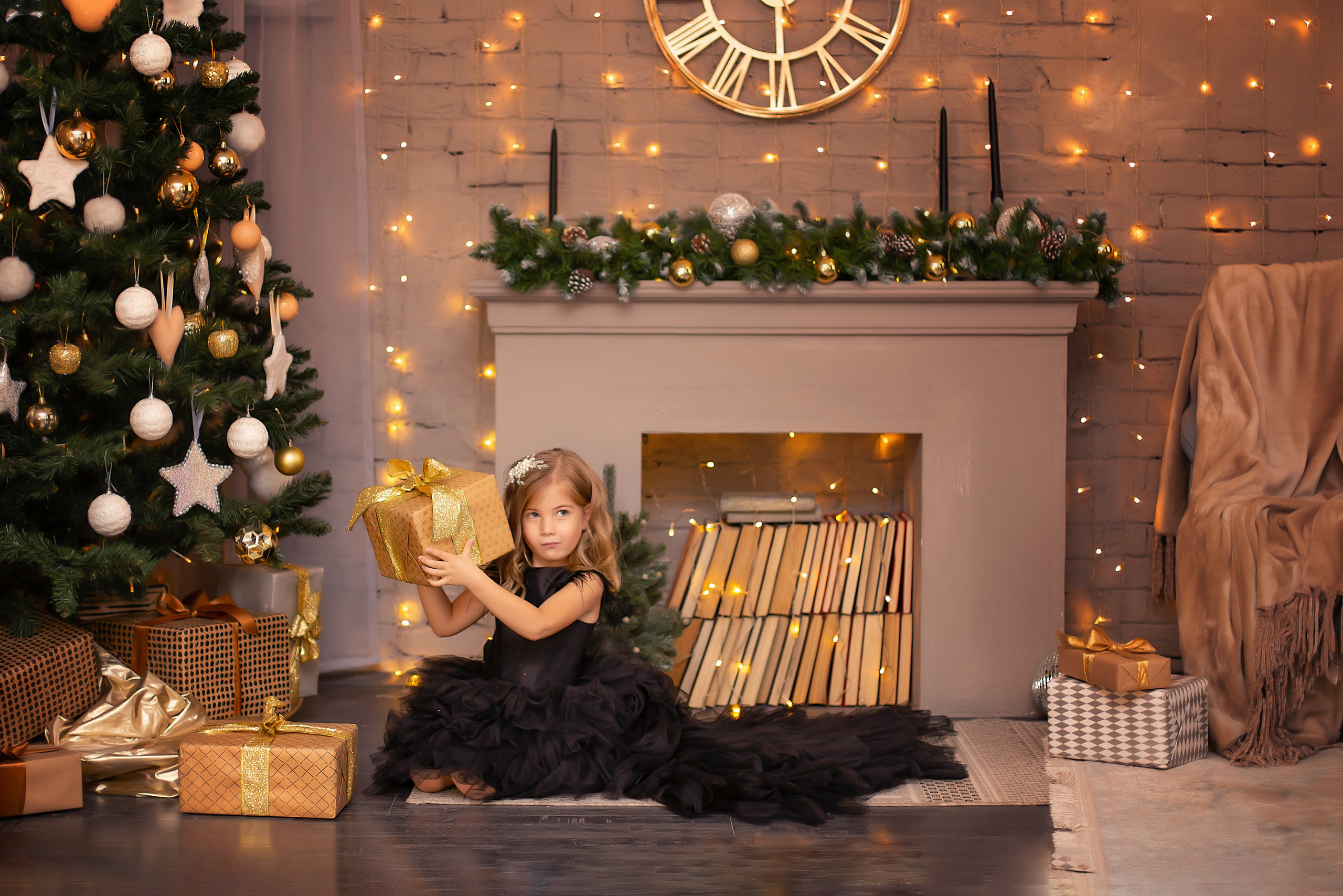 Фотосессия новогодняя в студии. Художественный фотограф Анапа Александра Долбикова