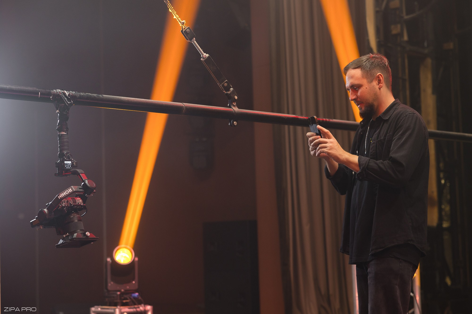 Бэкстейдж съемок промо для кавер-группы «Мед». Фотограф Zipa Pro