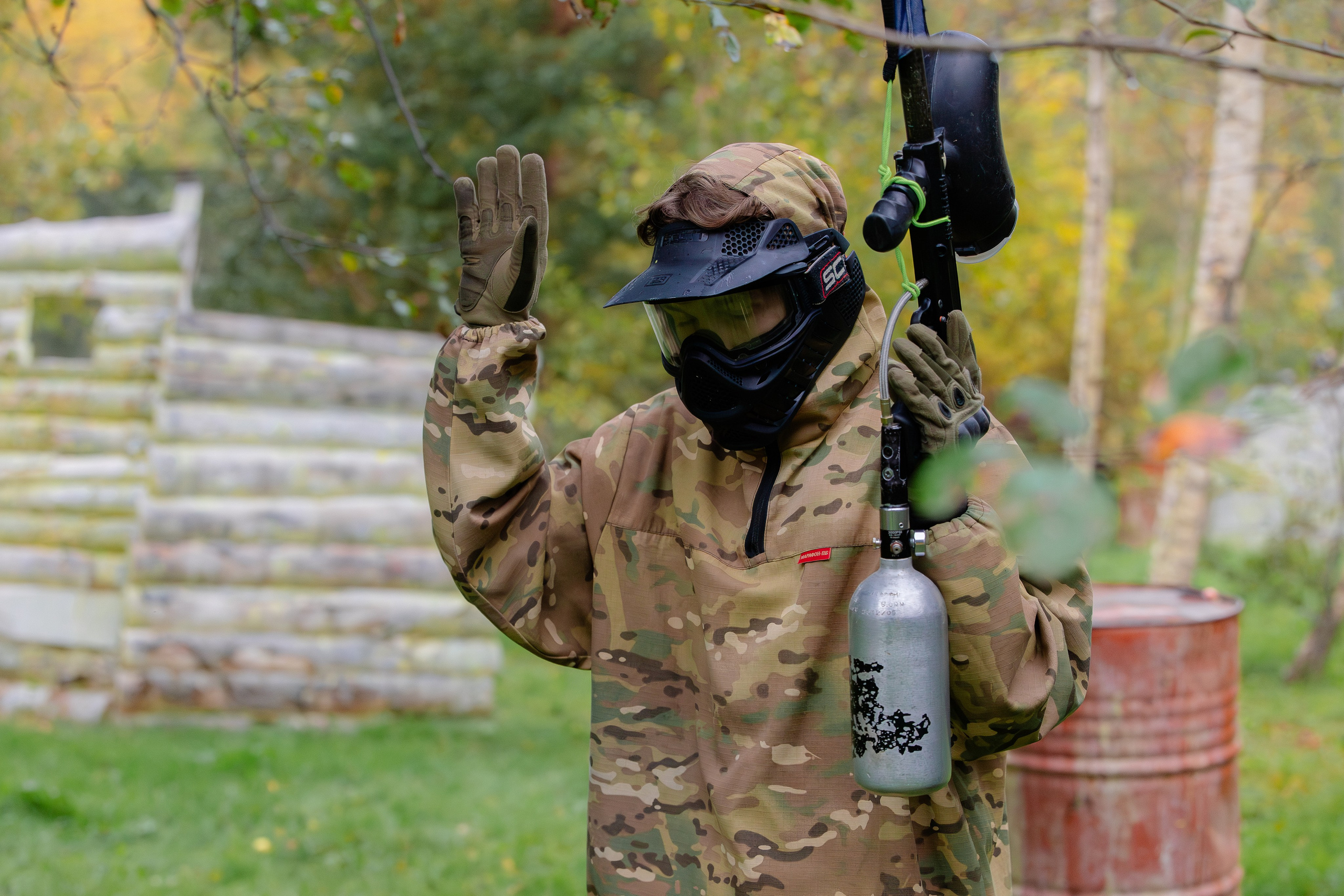 День рождения в пейнтбольном клубе Зарница. Фотограф и режиссер Московко Екатерина