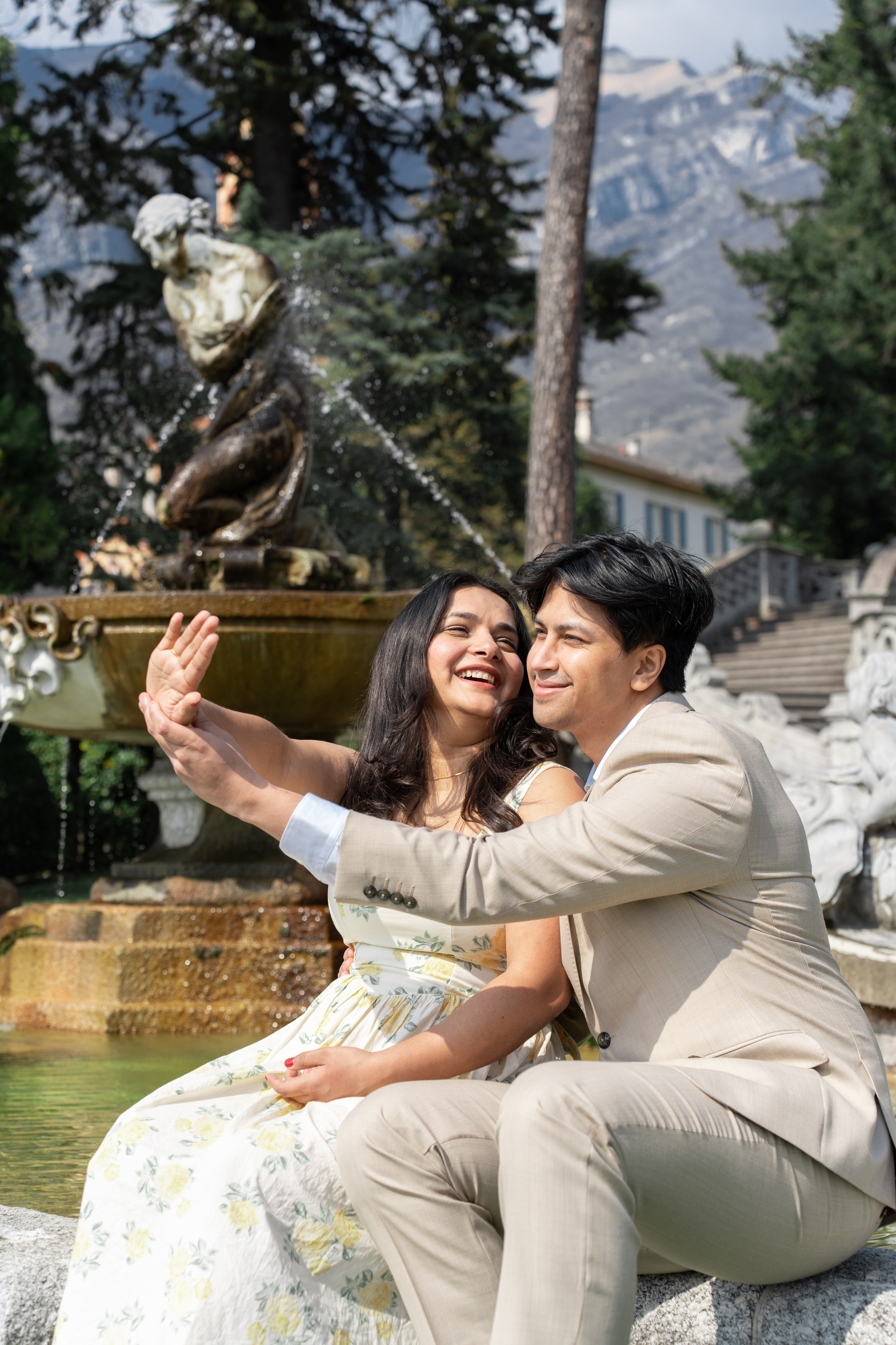 Addy & Fiance. Maria Anistratova | Destination Photographer, Videographer & Drone Pilot — Lake Como