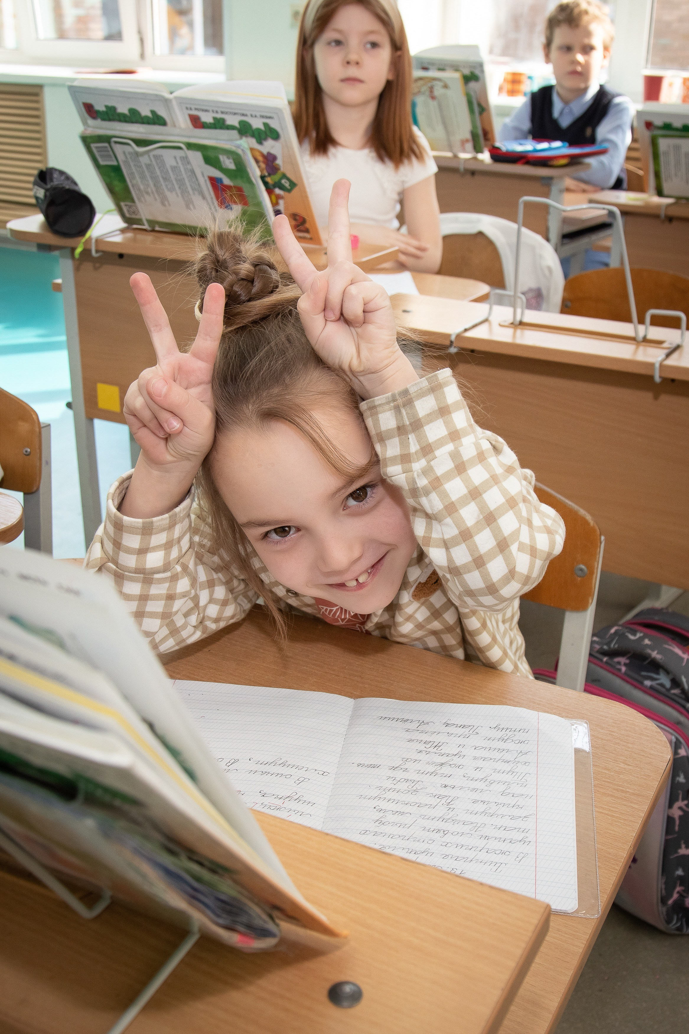 Учебные будни первоклассников. Фотограф во Владивостоке Анастасия Стробыкина