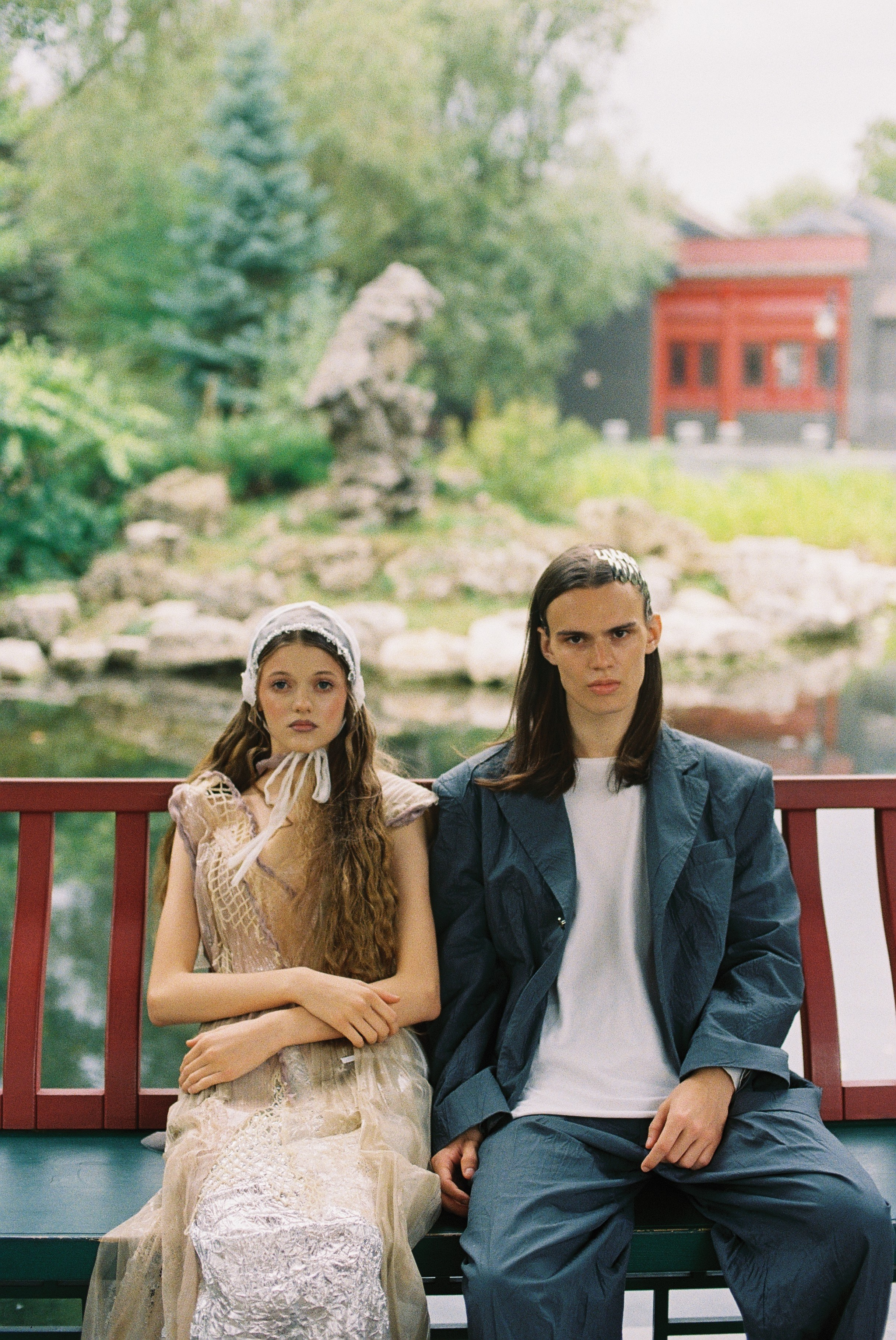 В китайском саду. Свадебный и фэшн фотограф в Москве и Санкт-Петербурге