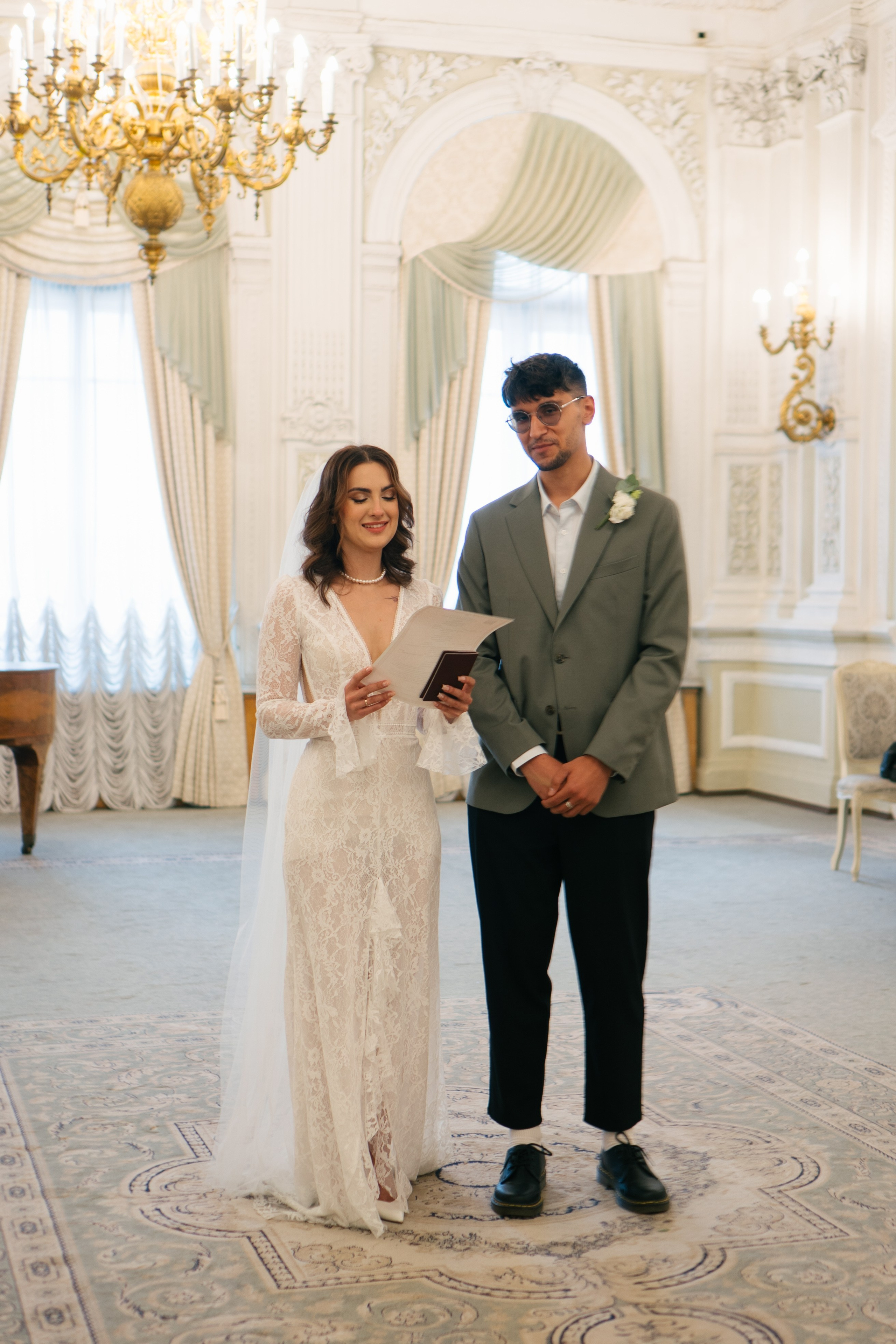 СВАДЕБНАЯ СЬЕМКА В ПЕРВОМ ДВОРЦЕ БРАКОСОЧЕТАНИЯ. Профессиональный фотограф, Санкт-Петербург — Виктория Богомолова