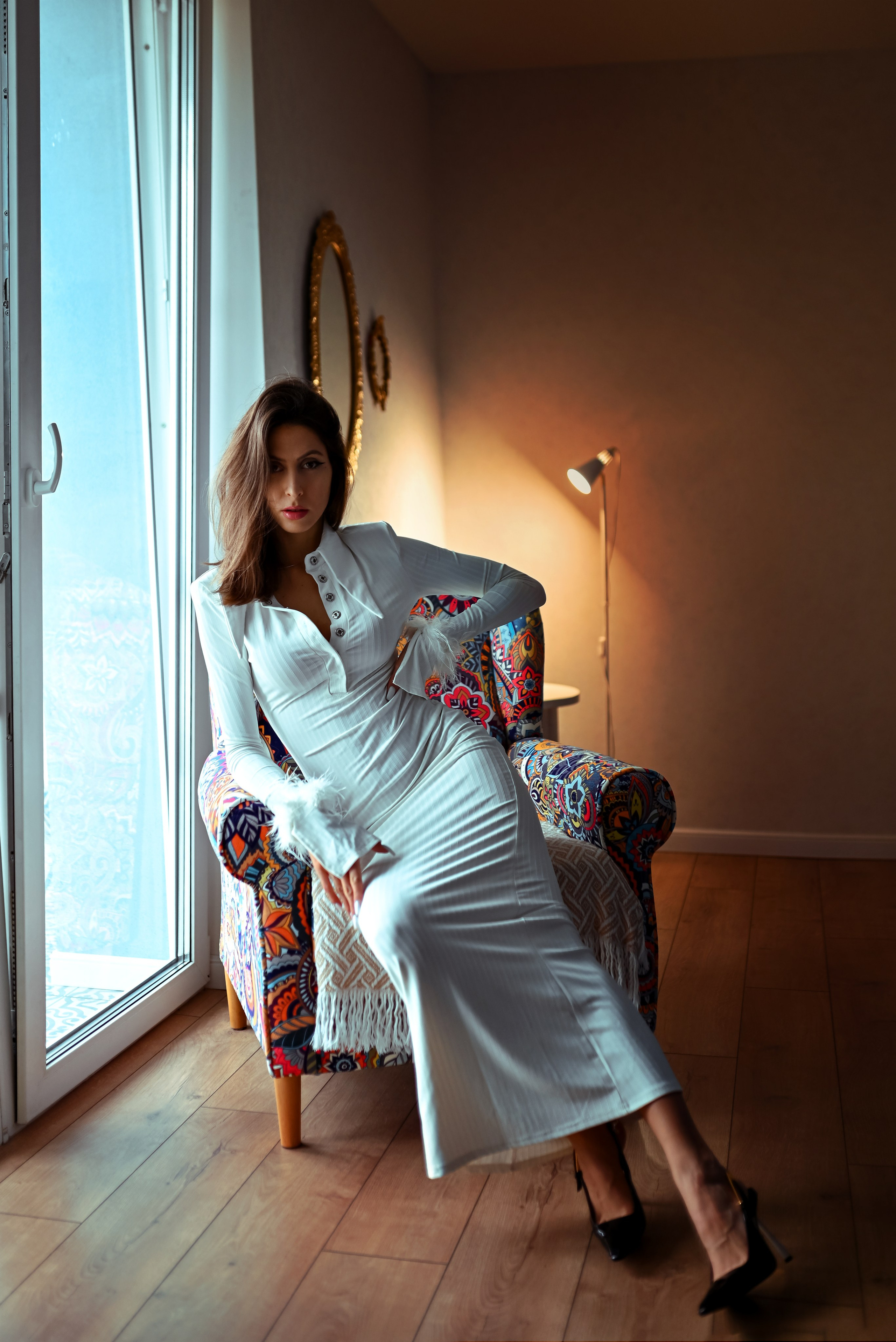 Фотосессия в белом длинном платье Витебск