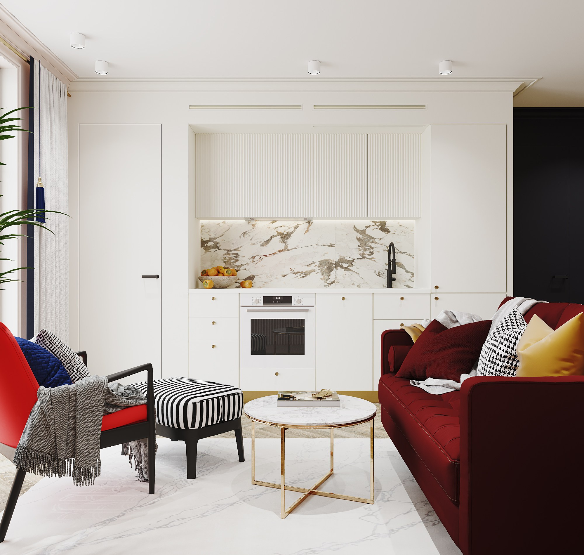 Квартира для девушки. Москва. Дизайнер интерьера Троилова Арина