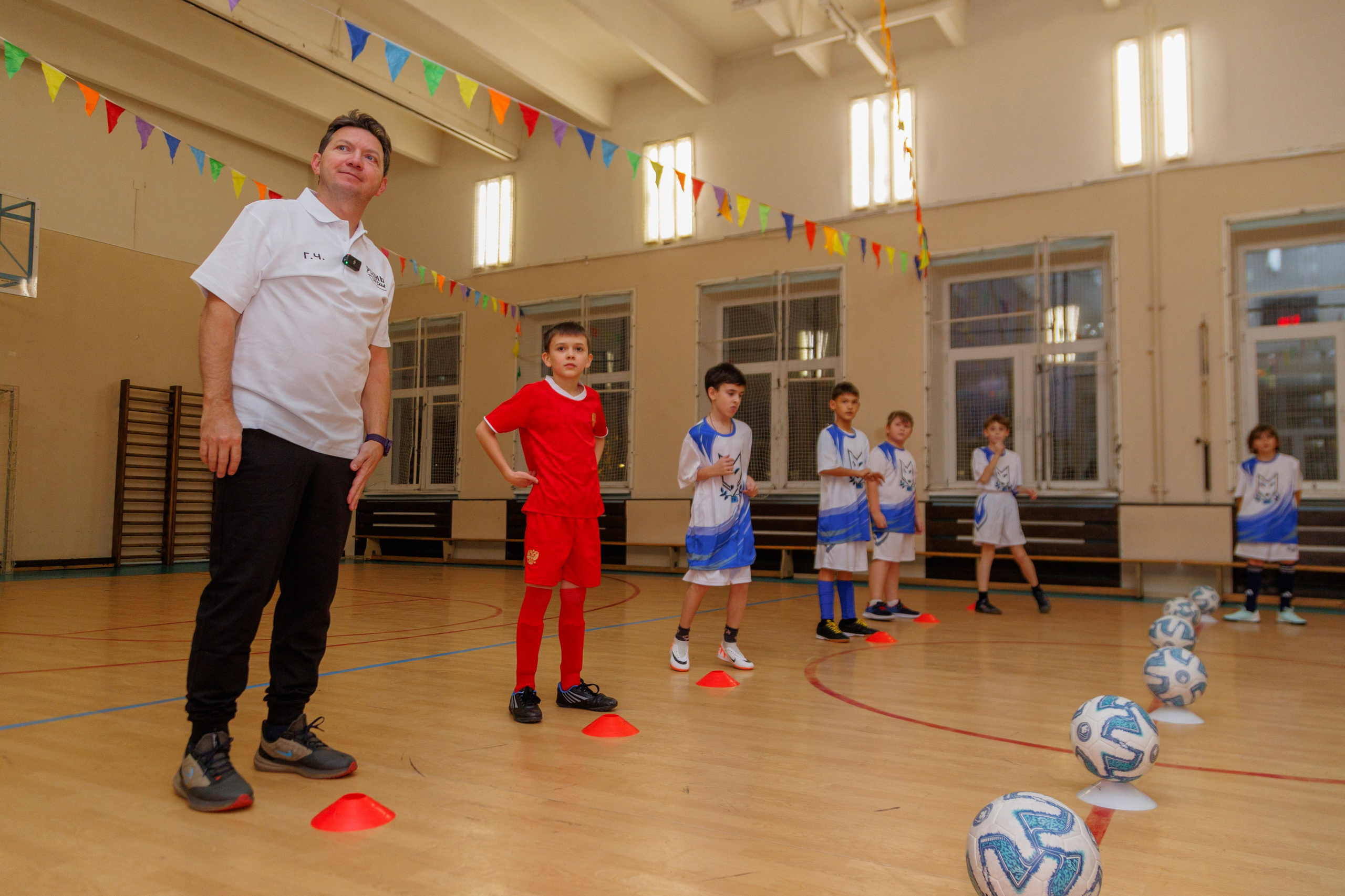 ТРЕНИРОВКА ГЕОРГИЯ ЧЕРДАНЦЕВА С МОСКОВСКИМИ ШКОЛЬНИКАМИ В РАМКАХ ПРОЕКТА «РОДНЫЕ ИГРЫ». Artem Zenin Photography