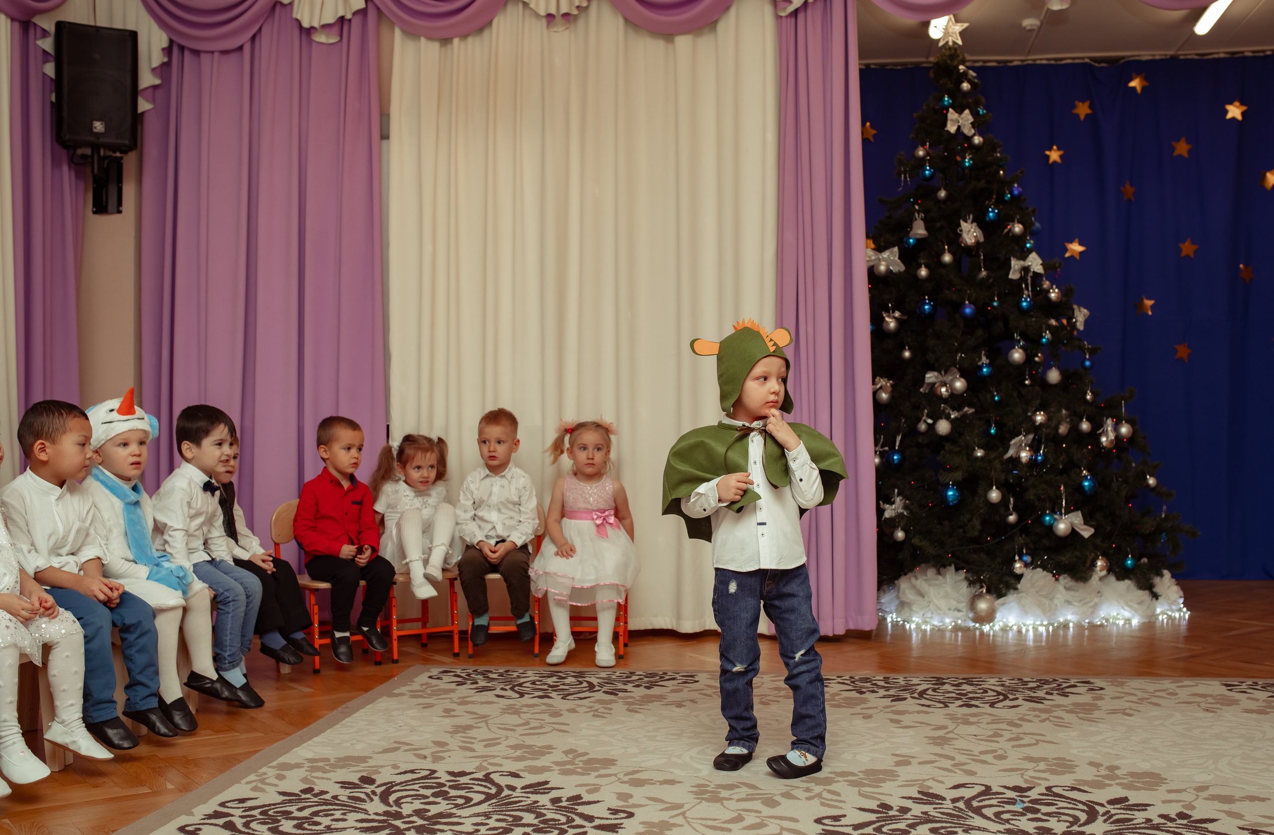 Новогодний утренник в детском саду. Семейный и детский фотограф в Москве Дорогова Екатерина