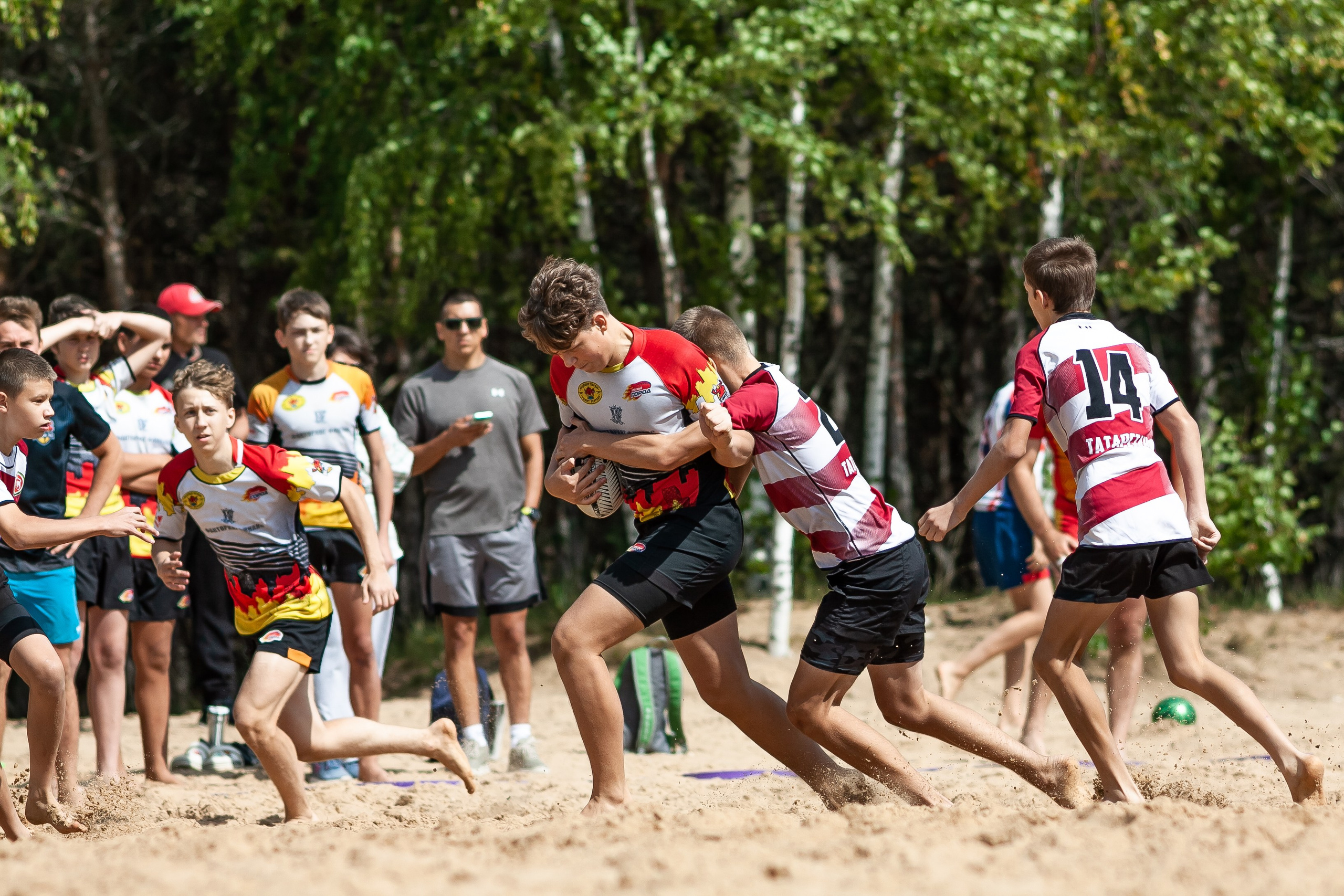 «Кубок «Молота» по пляжному Регби. Фотография