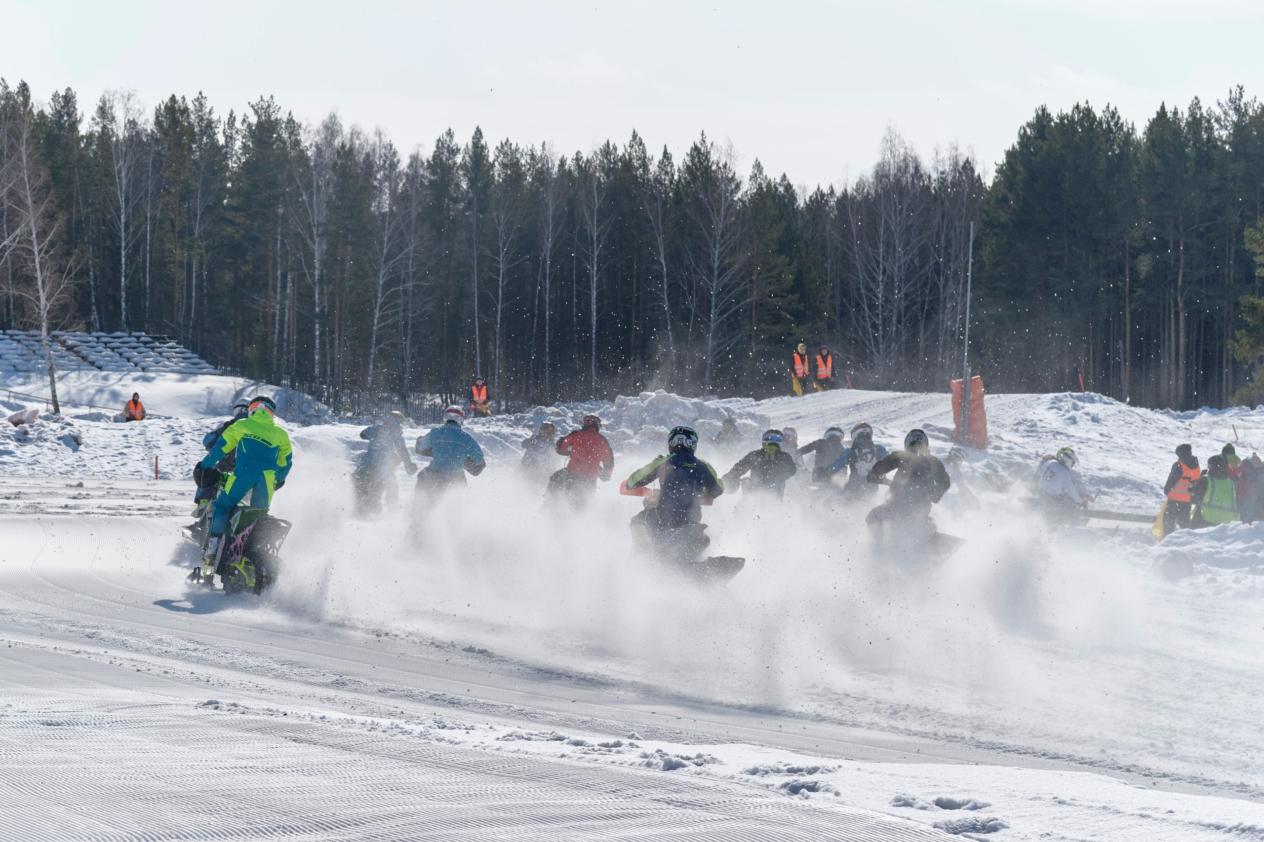 Соревнования по сноубайк кроссу и снегоходам. Свадьбы, Love Story, репортаж и портреты в Екатеринбурге