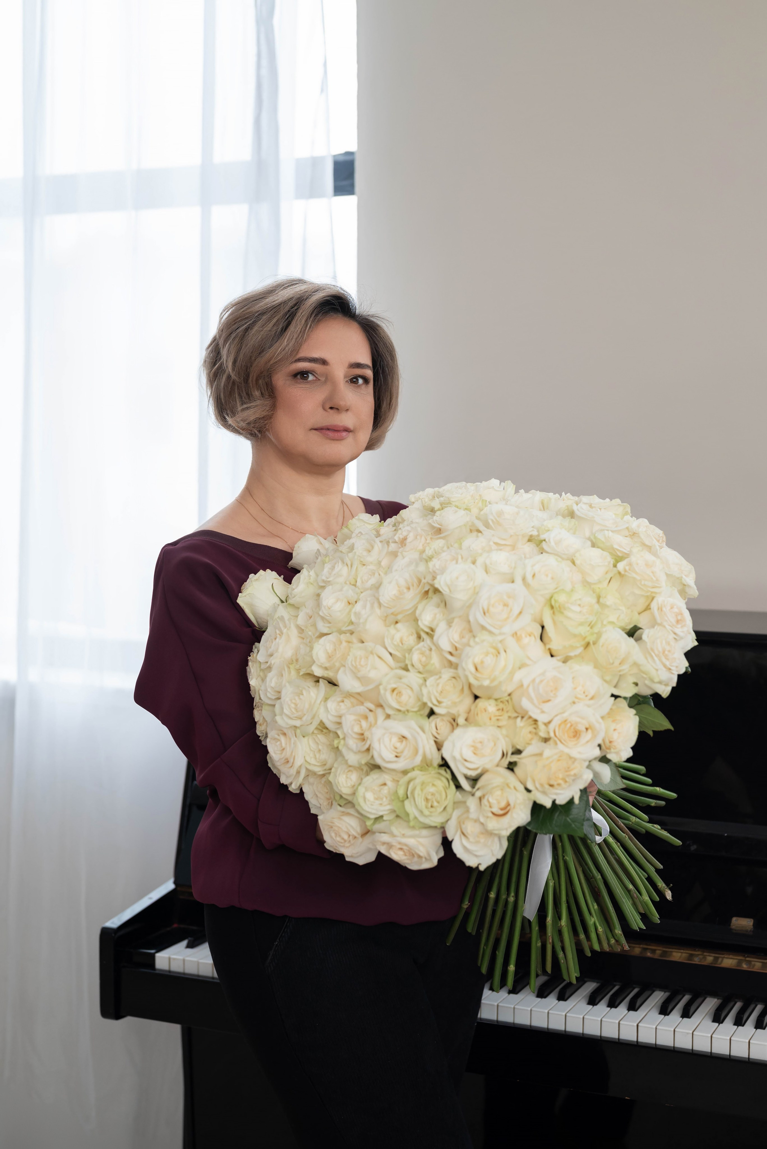 Фотопроект 101 белая роза 2026 год. Фотограф в городе Салават