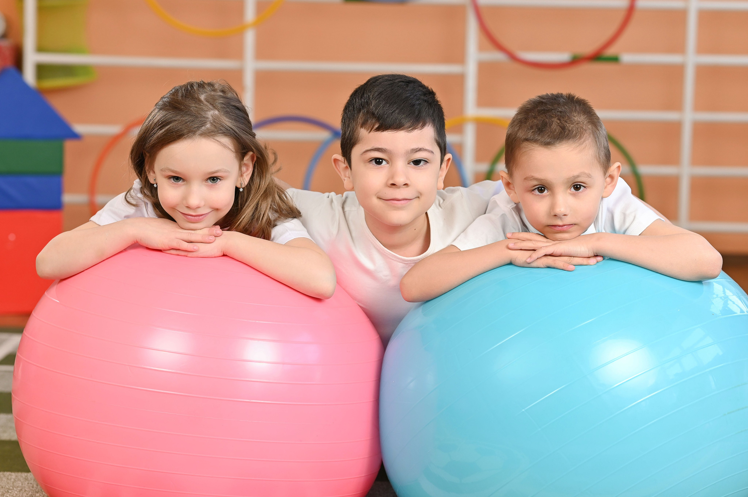 Детский сад на физкультуре. Семейный фотограф в г. Воскресенск Наталия Молева